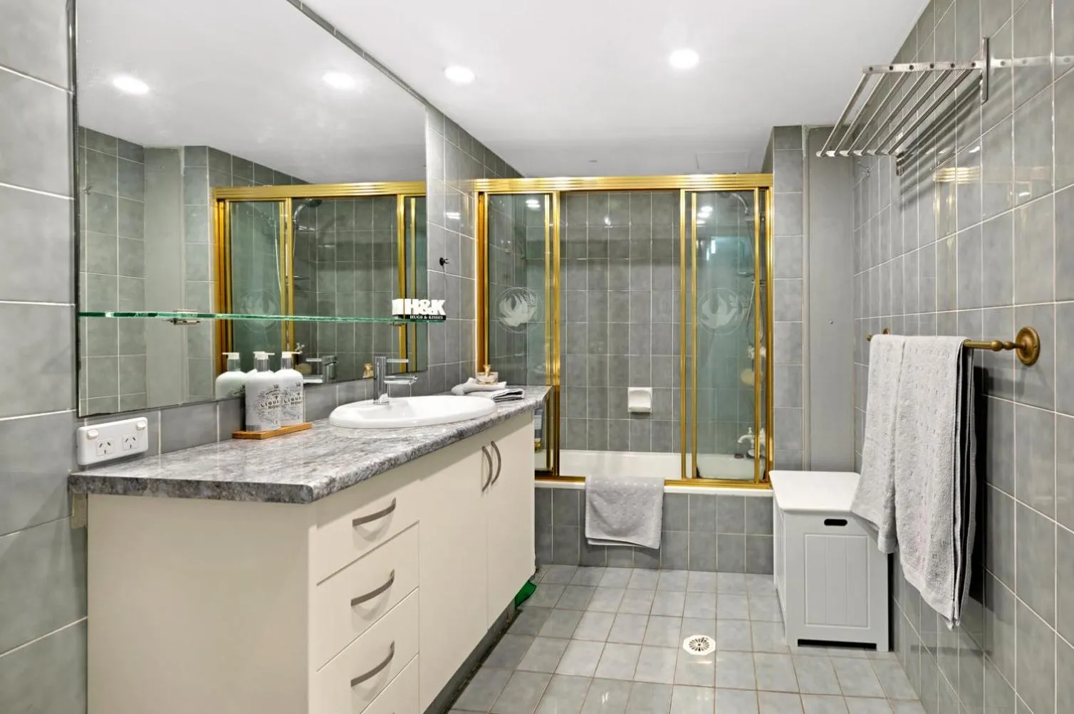 Shower in Genesis Apartments by Gold Coast Premium
