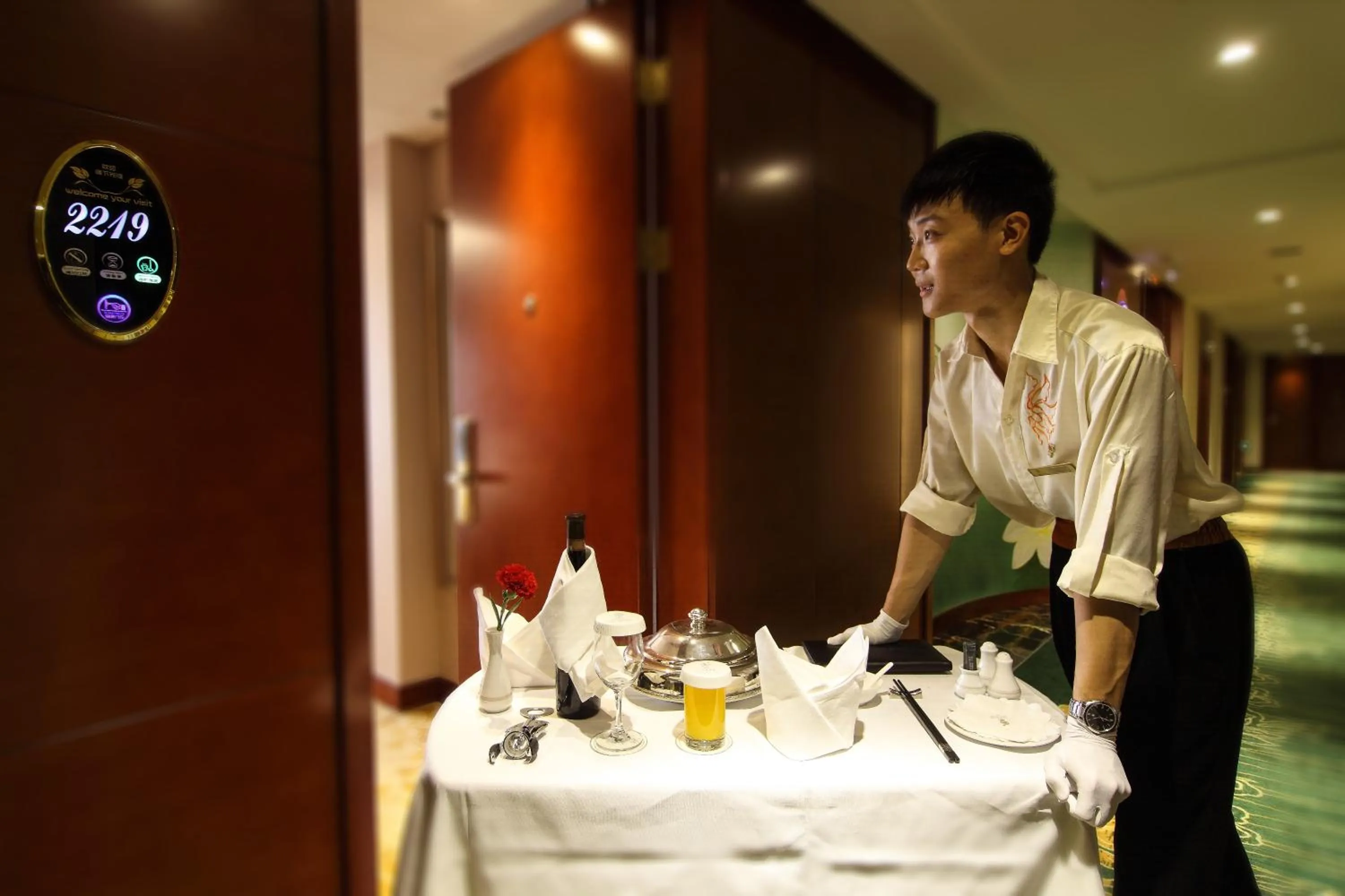 Staff in Citic Ningbo International Hotel