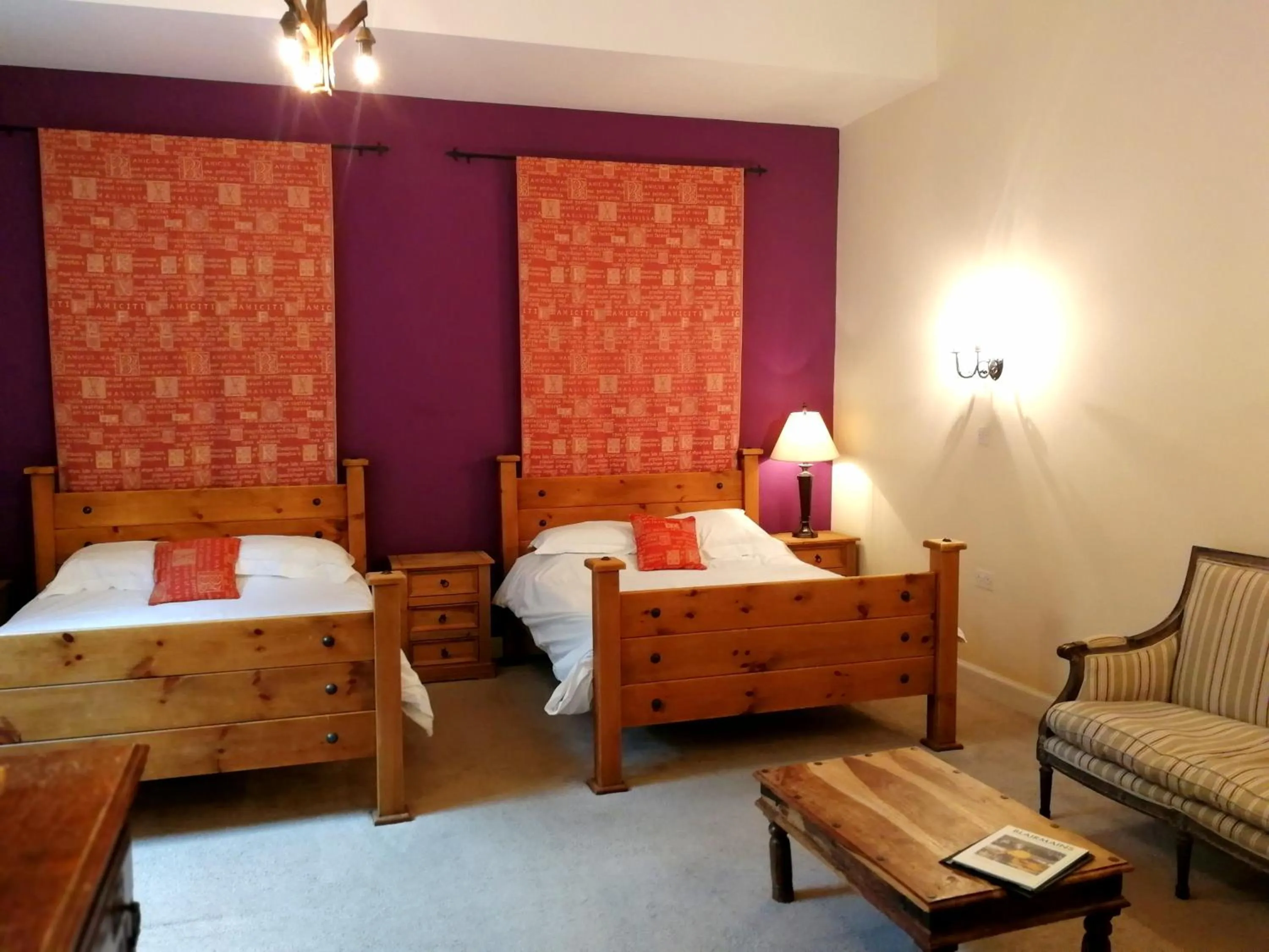 Bedroom, Bed in Broomhall Castle Hotel