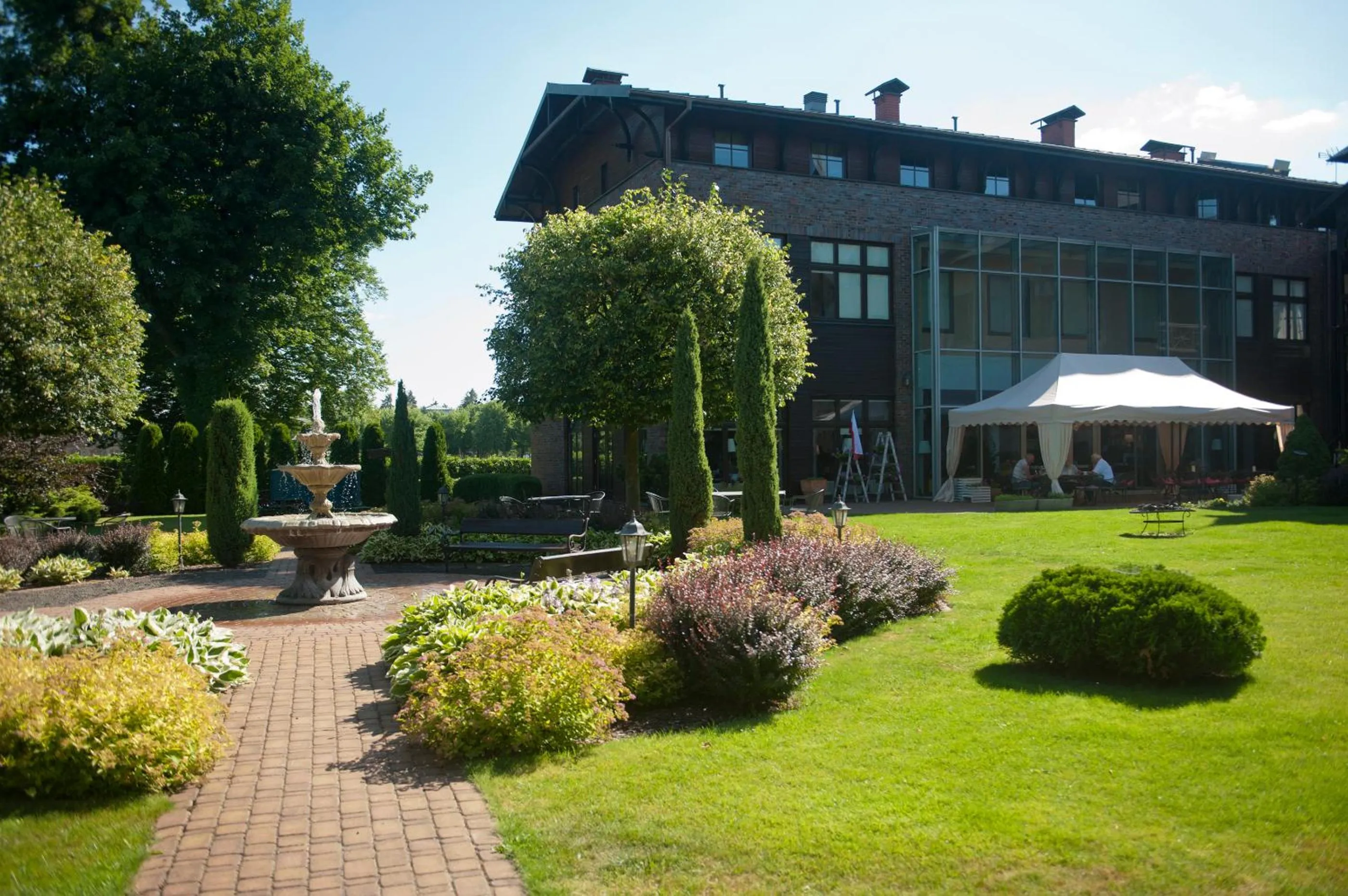 Garden in Pensjonat Pod Jemiołą