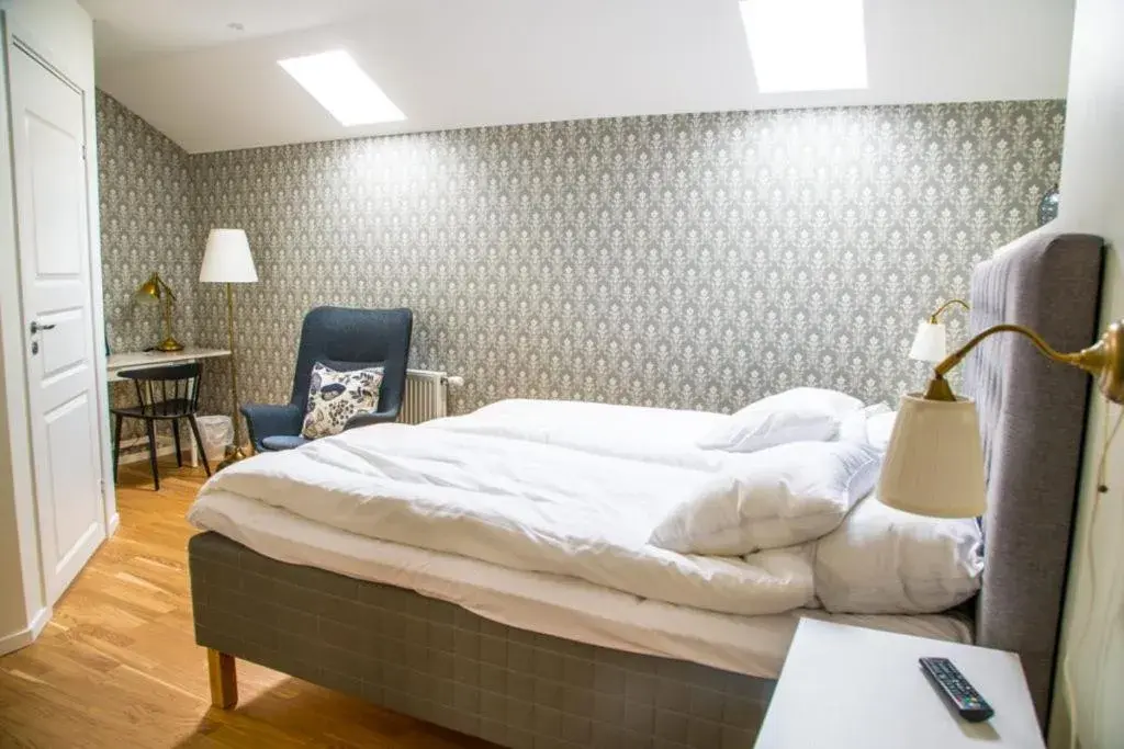 Bed in Lindesbergs Stadshotell Bed in Lindesbergs Stadshotell
