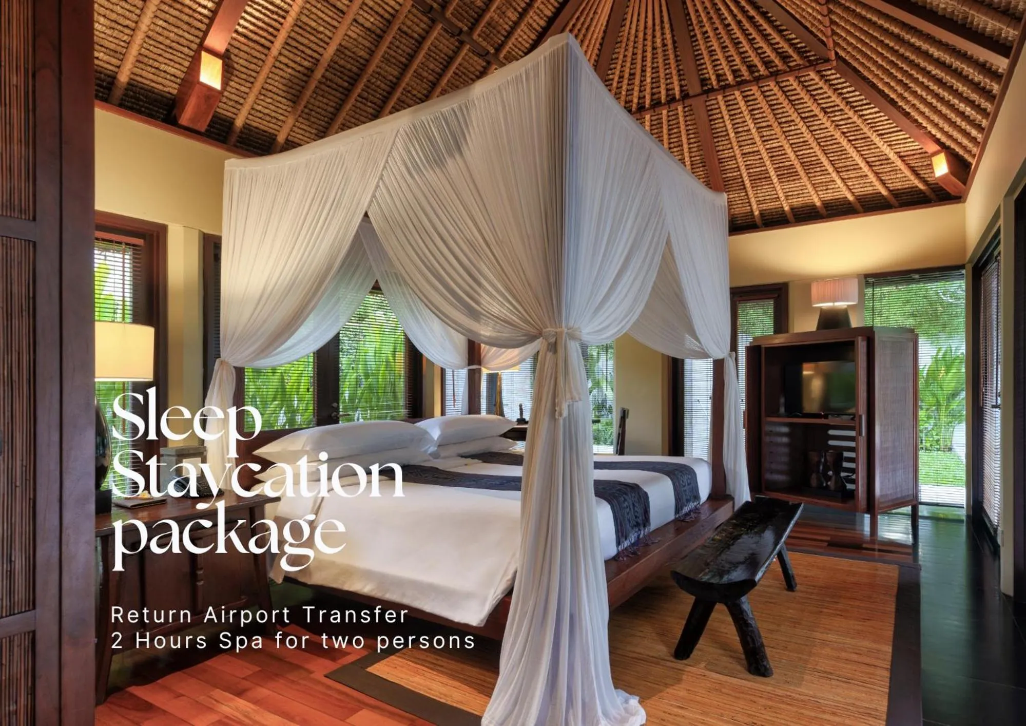 Bed in Kayumanis Nusa Dua Private Villa & Spa