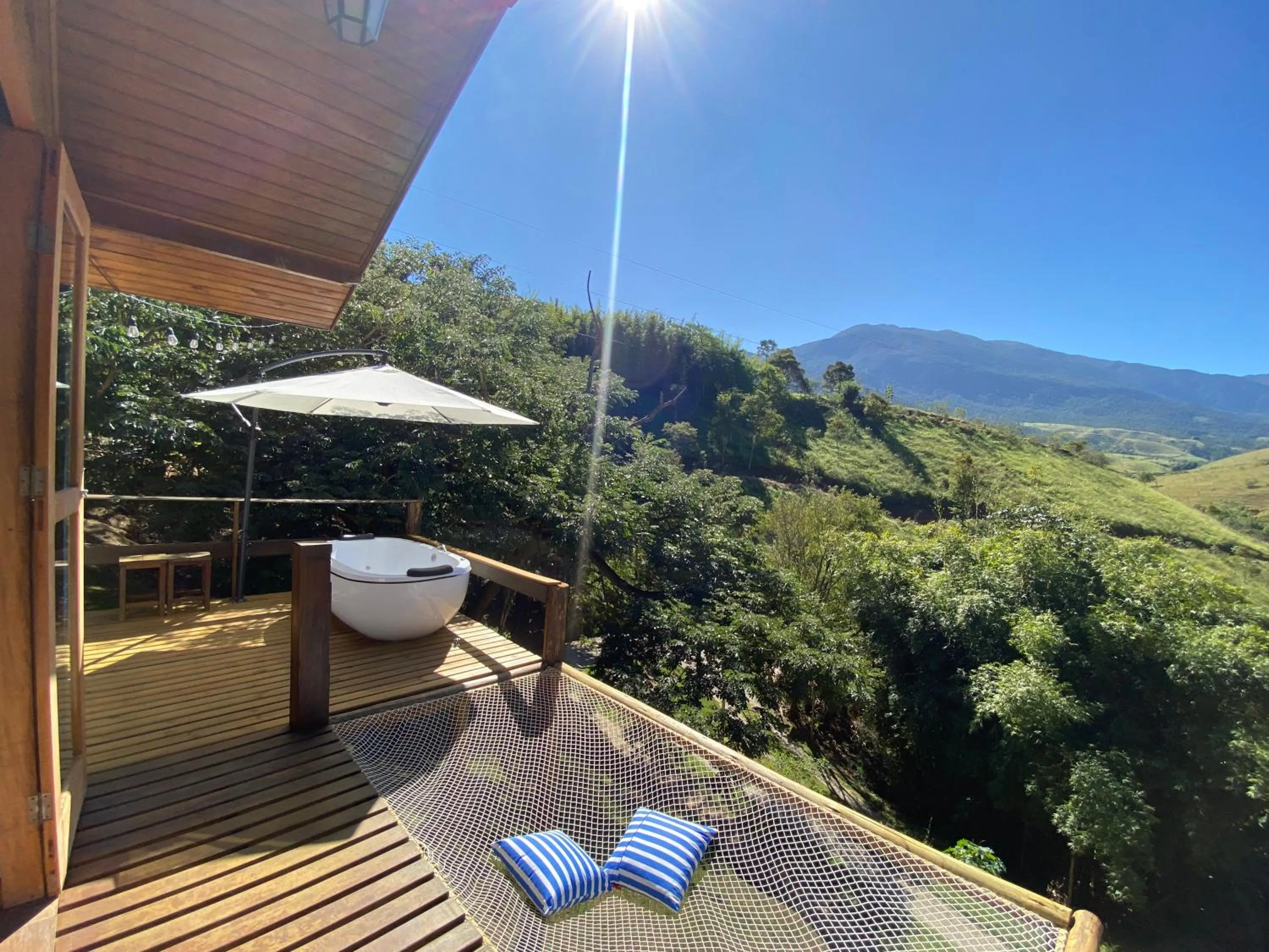 Mountain view in Pousada Sitio Barreirinha