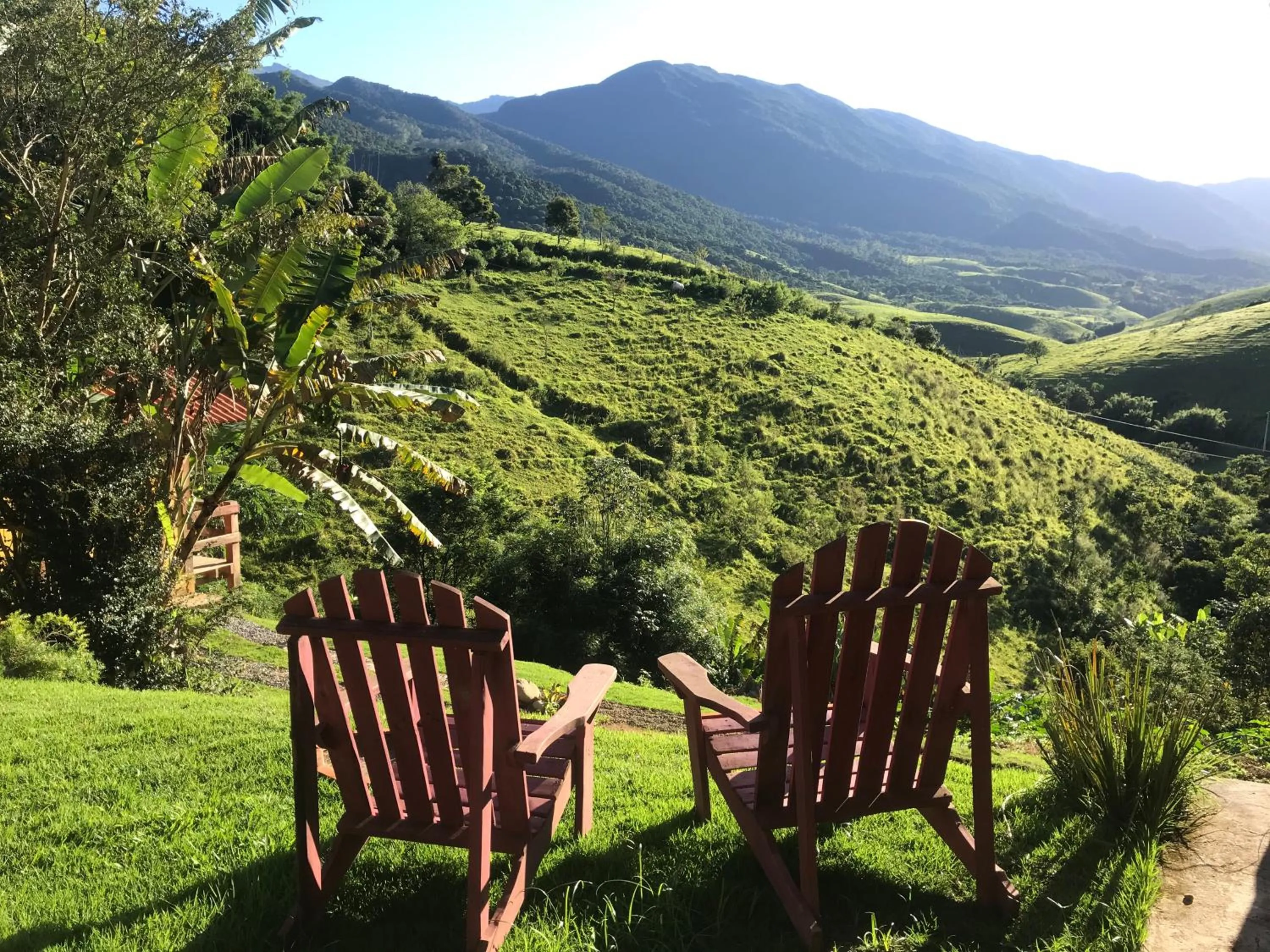 Garden view in Pousada Sitio Barreirinha