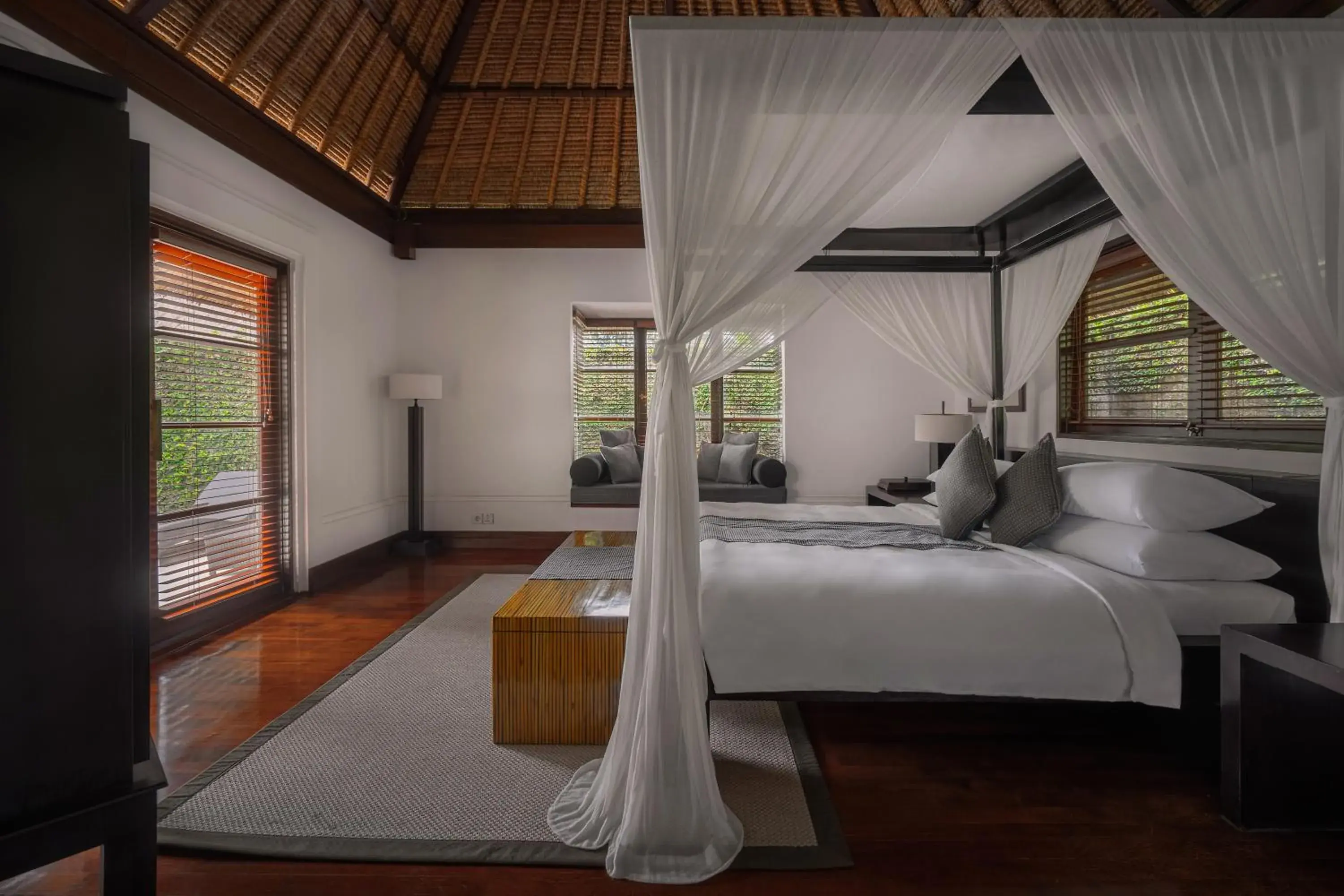 Bed in Kayumanis Ubud Private Villas & Spa Bed in Kayumanis Ubud Private Villas & Spa