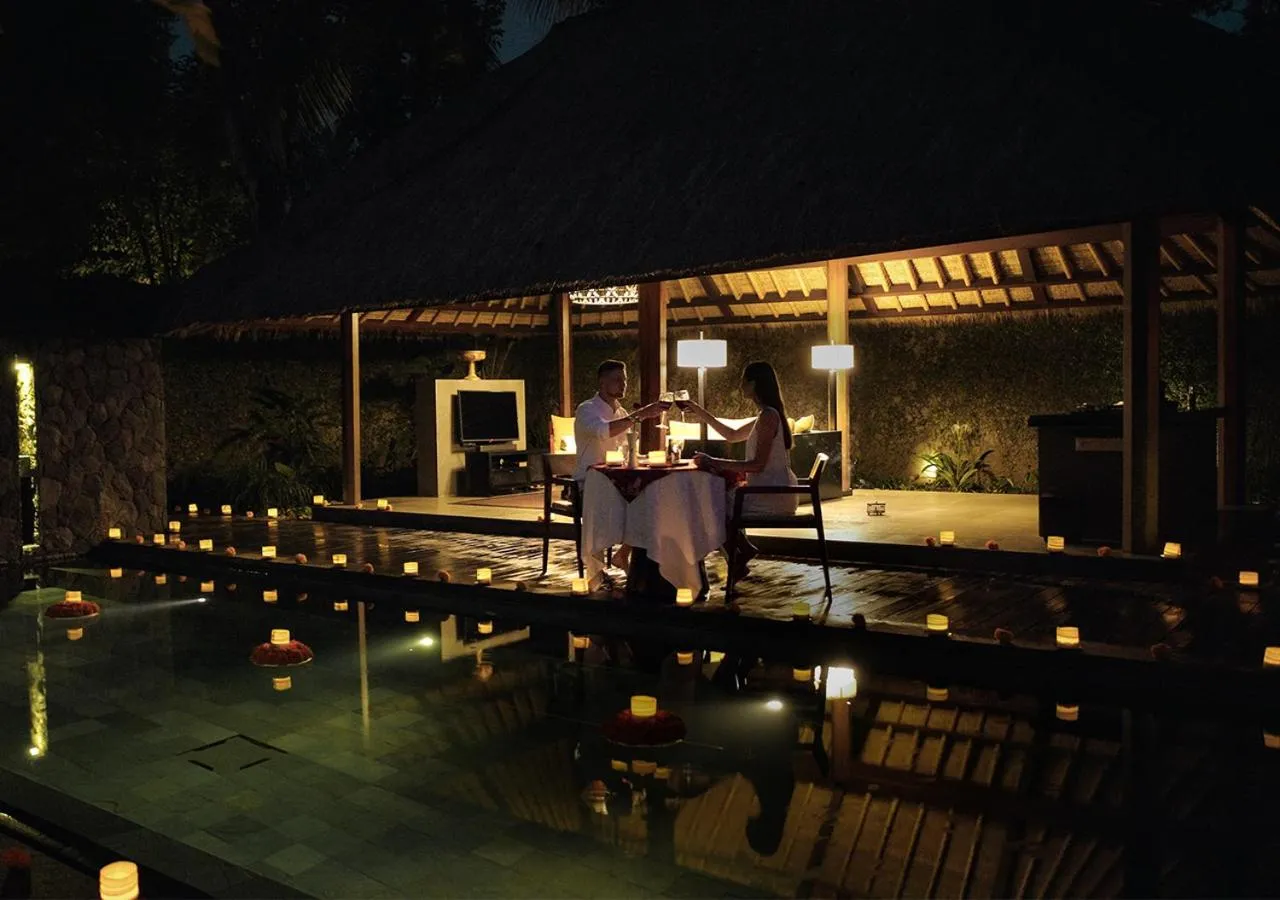 Dinner in Kayumanis Ubud Private Villas & Spa