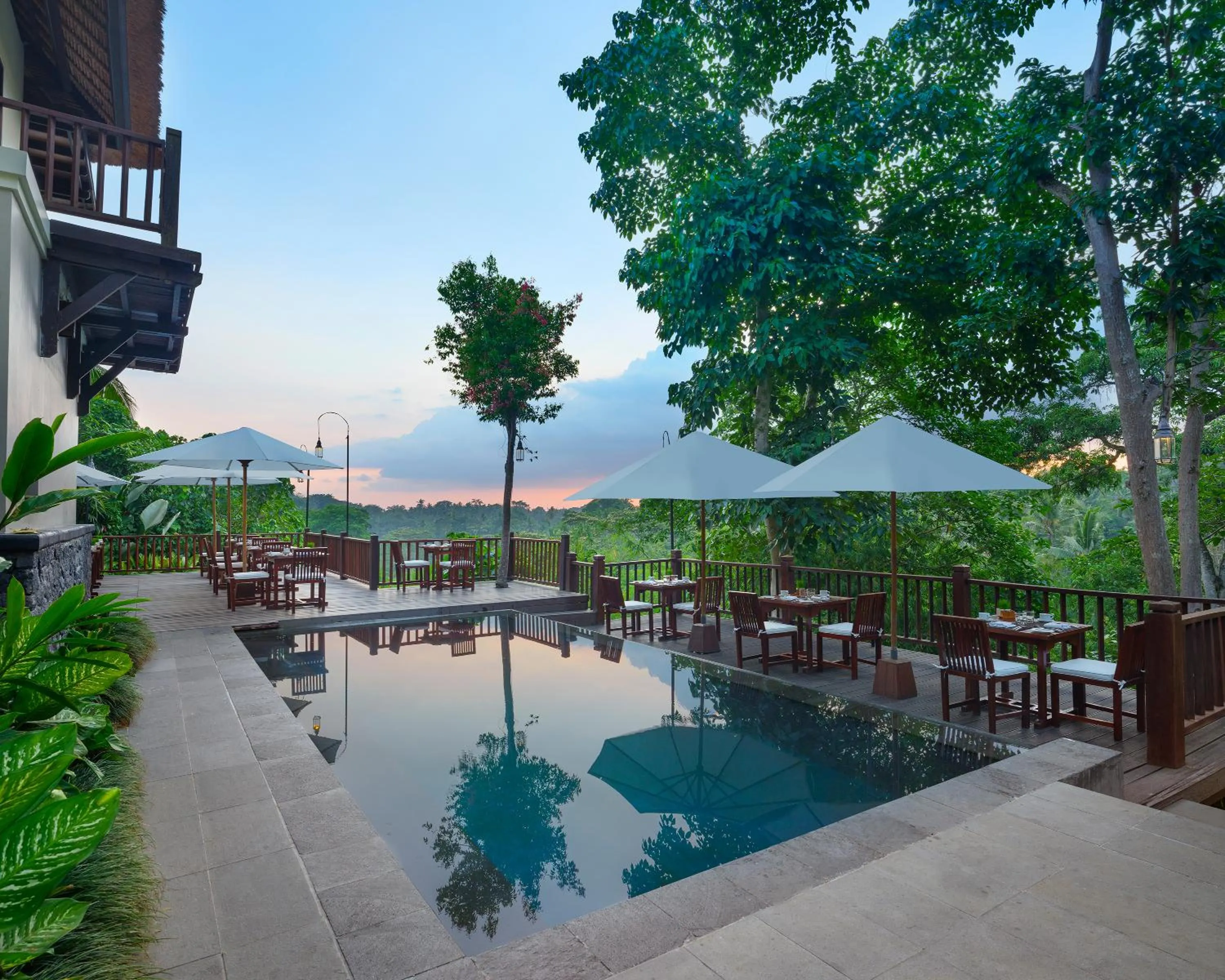 Sunrise in Kayumanis Ubud Private Villas & Spa