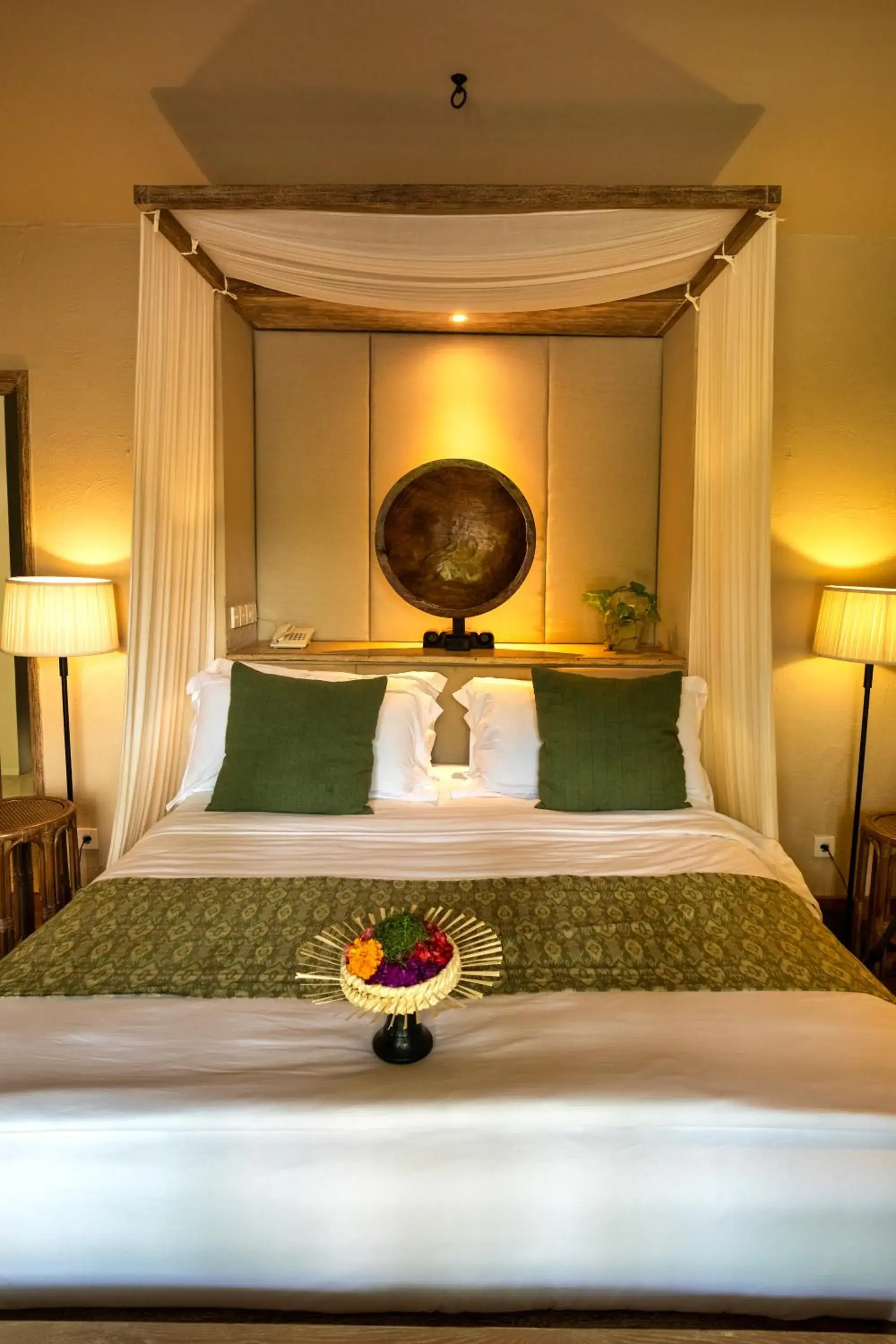 Bed in Kayumanis Sanur Private Villa and Spa Bed in Kayumanis Sanur Private Villa and Spa