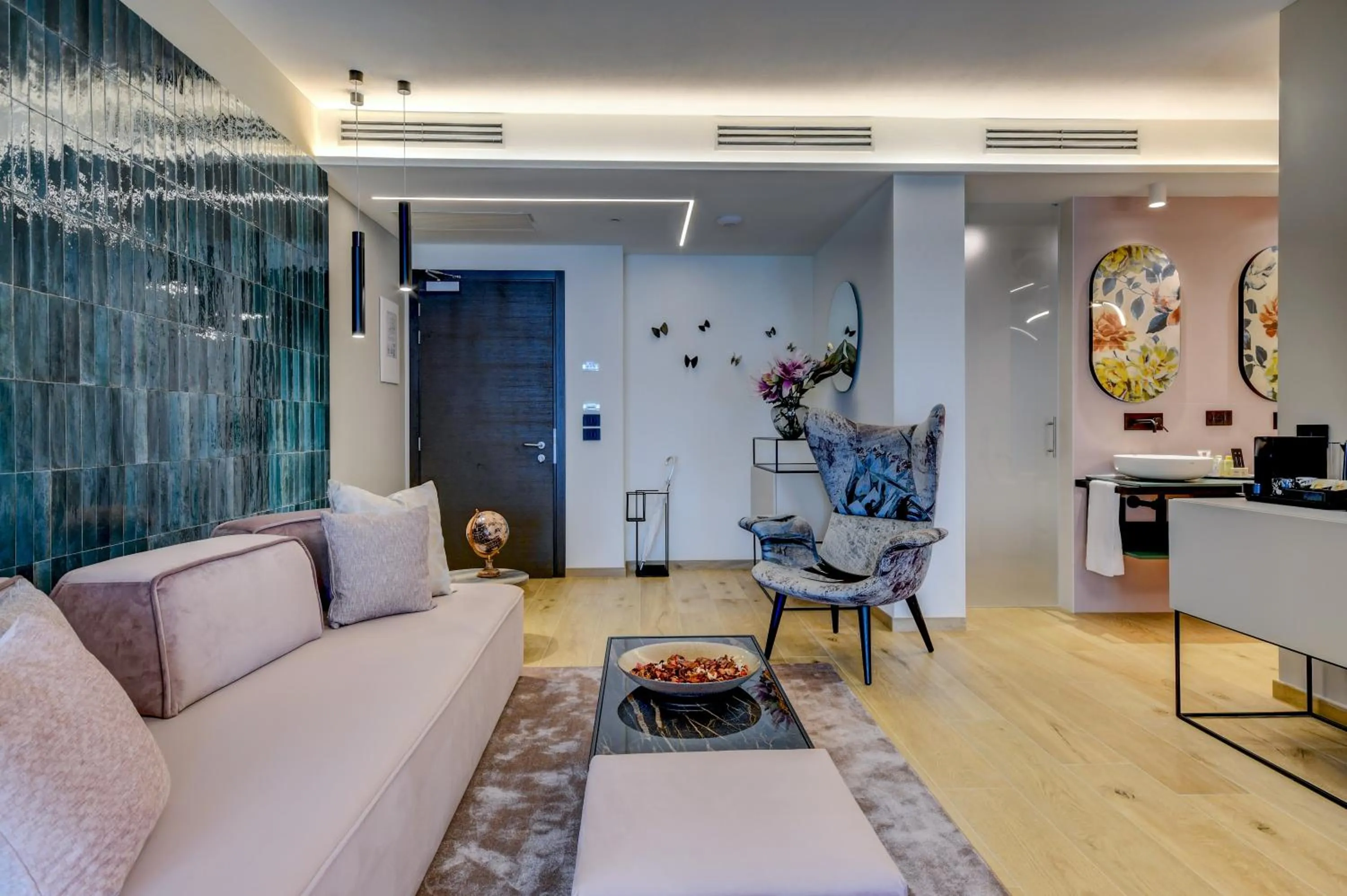 Living room in Hotel Du Lac