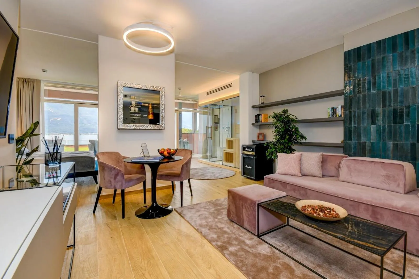 Living room in Hotel Du Lac