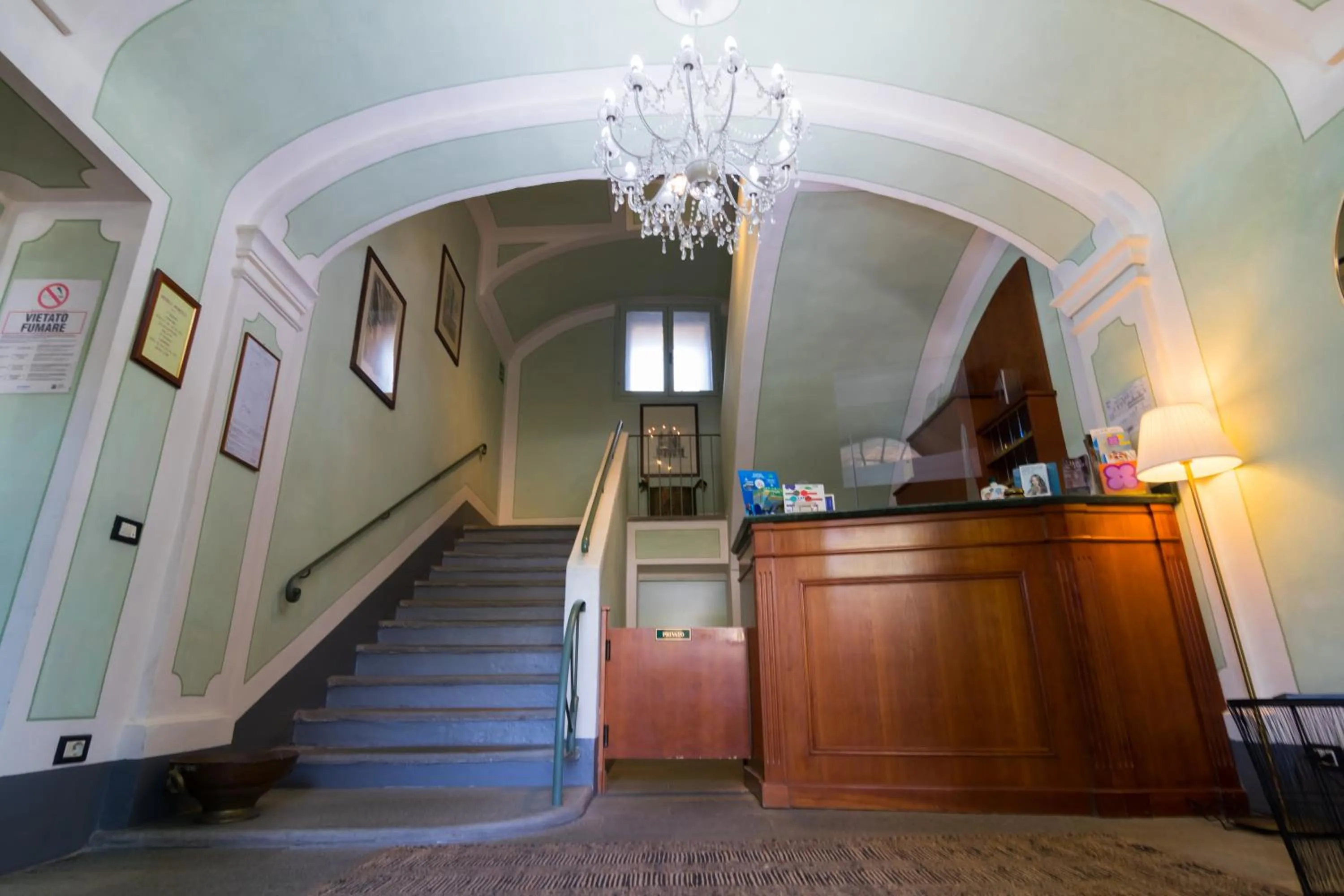 Lobby or reception in Hotel Portici