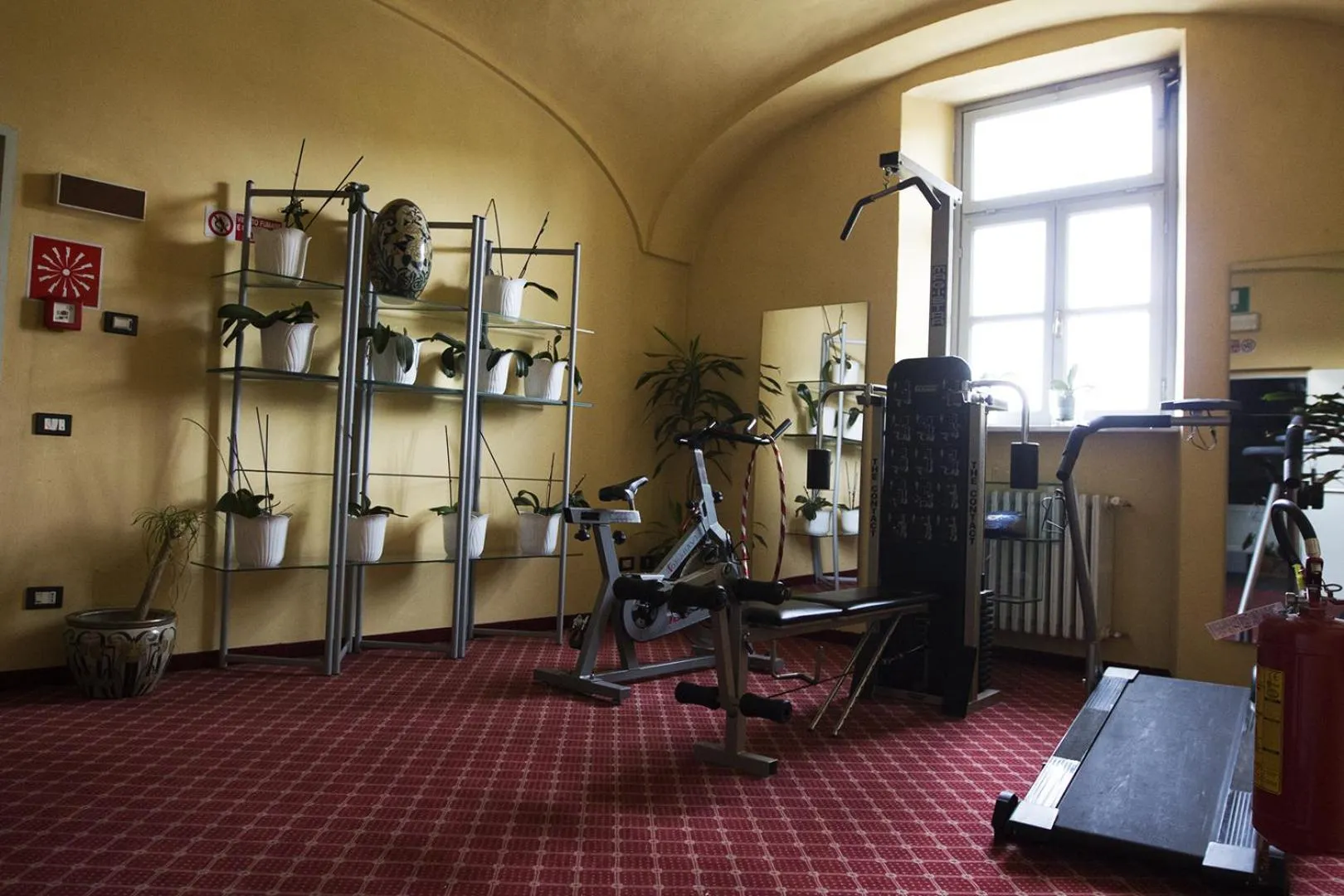 Fitness centre/facilities in Hotel Portici