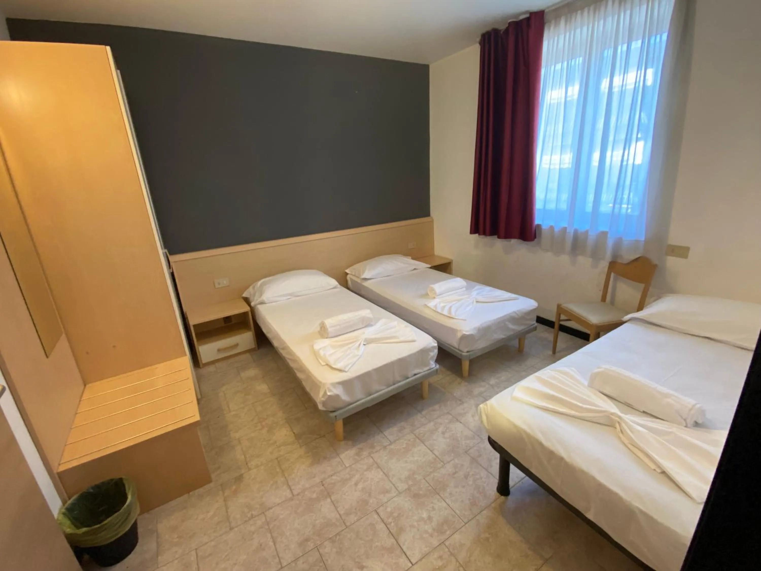 Bed in Hotel Mazzini