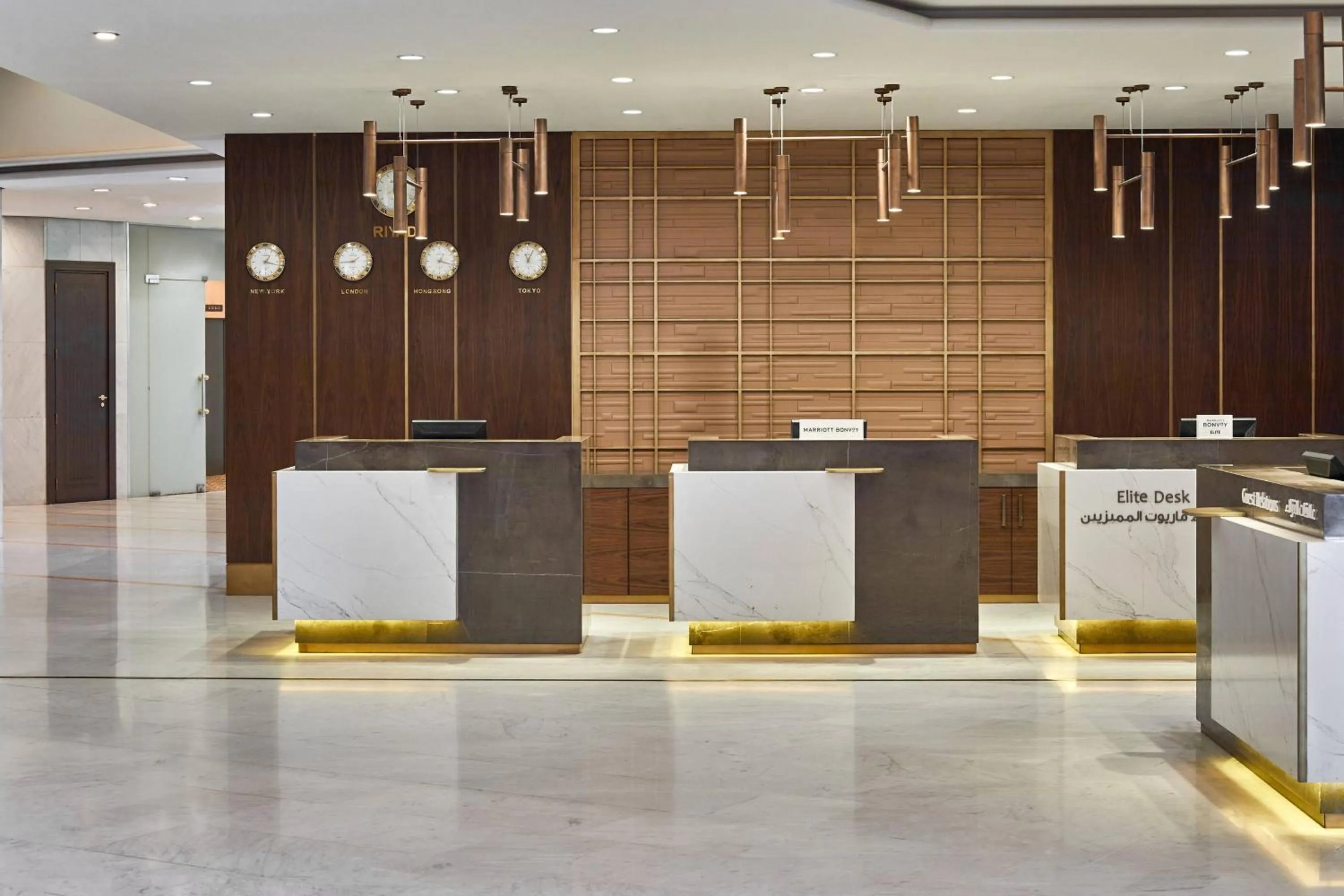 Lobby or reception in Riyadh Airport Marriott Hotel
