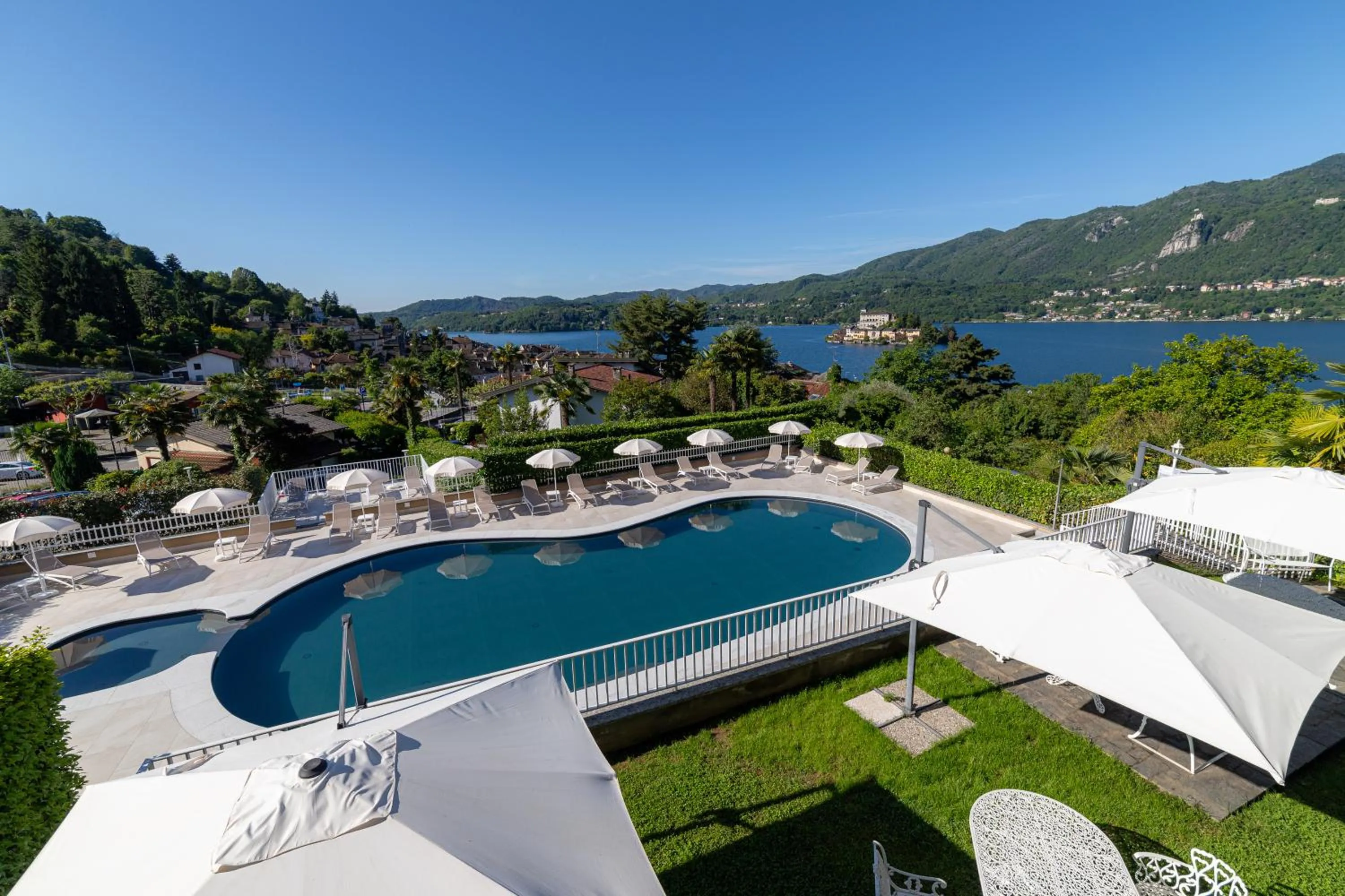 Swimming pool in Hotel La Bussola