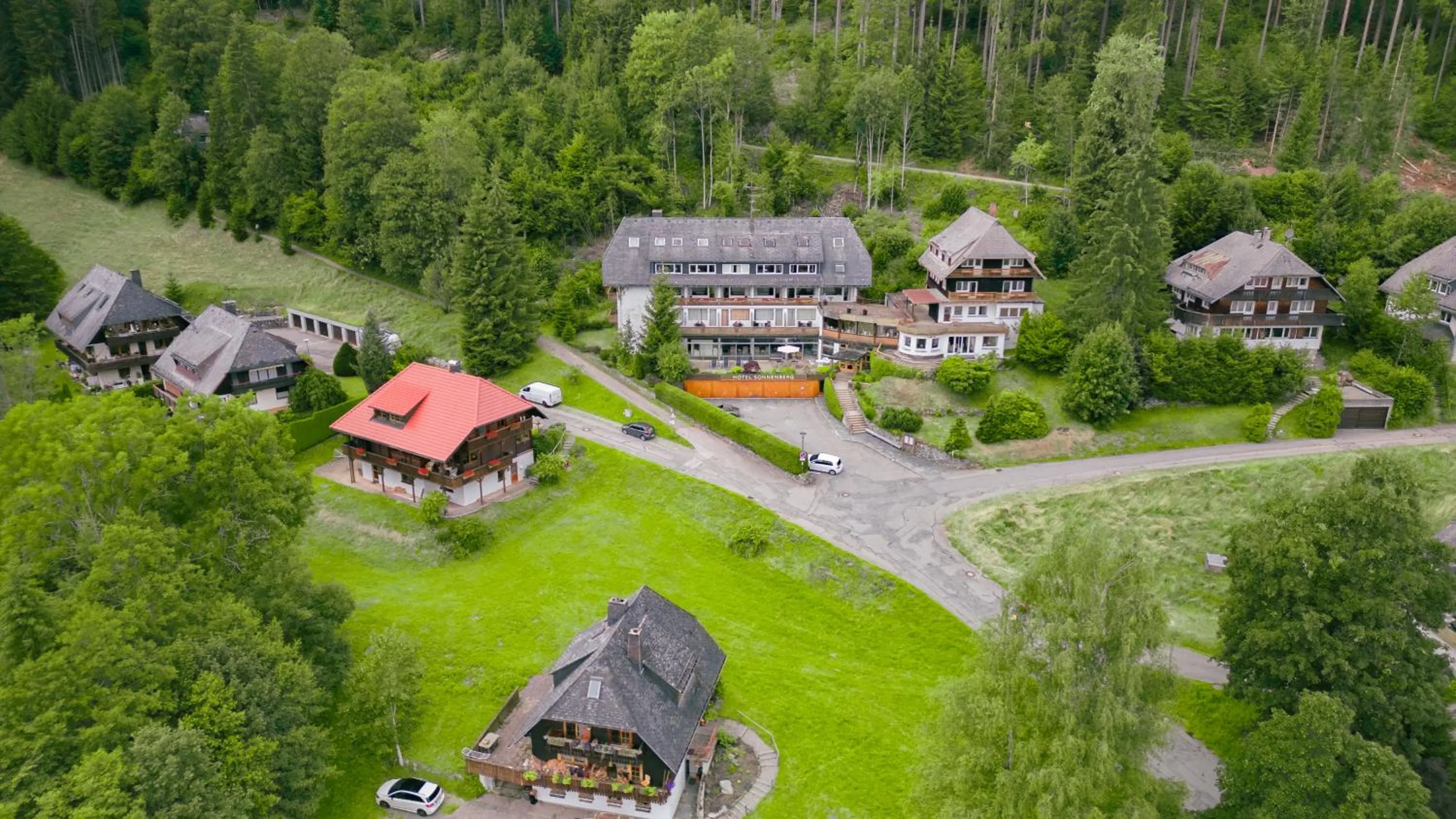 Bird's eye view in Hotel Sonnenberg Garni