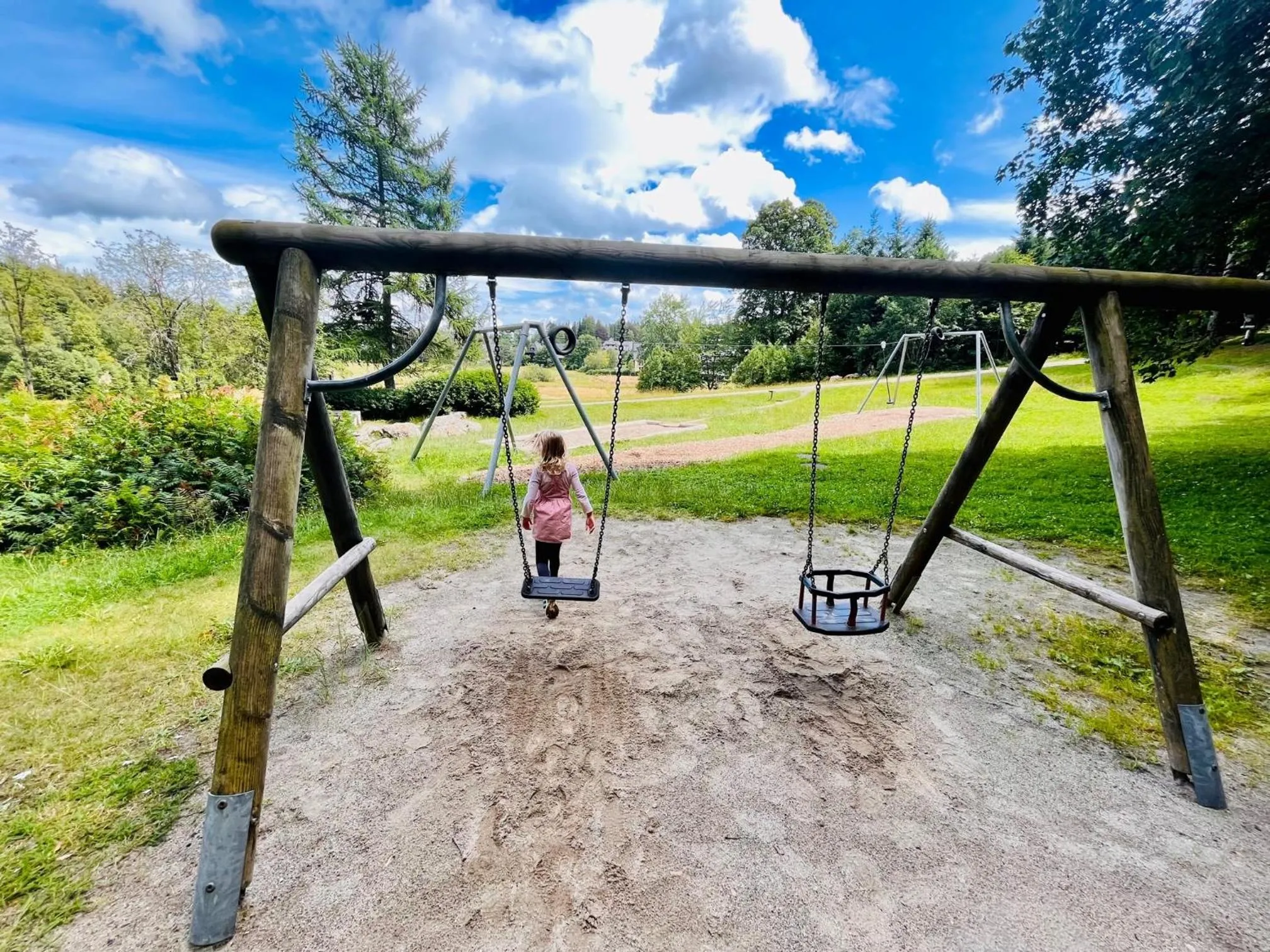 Children play ground in Hotel Sonnenberg Garni