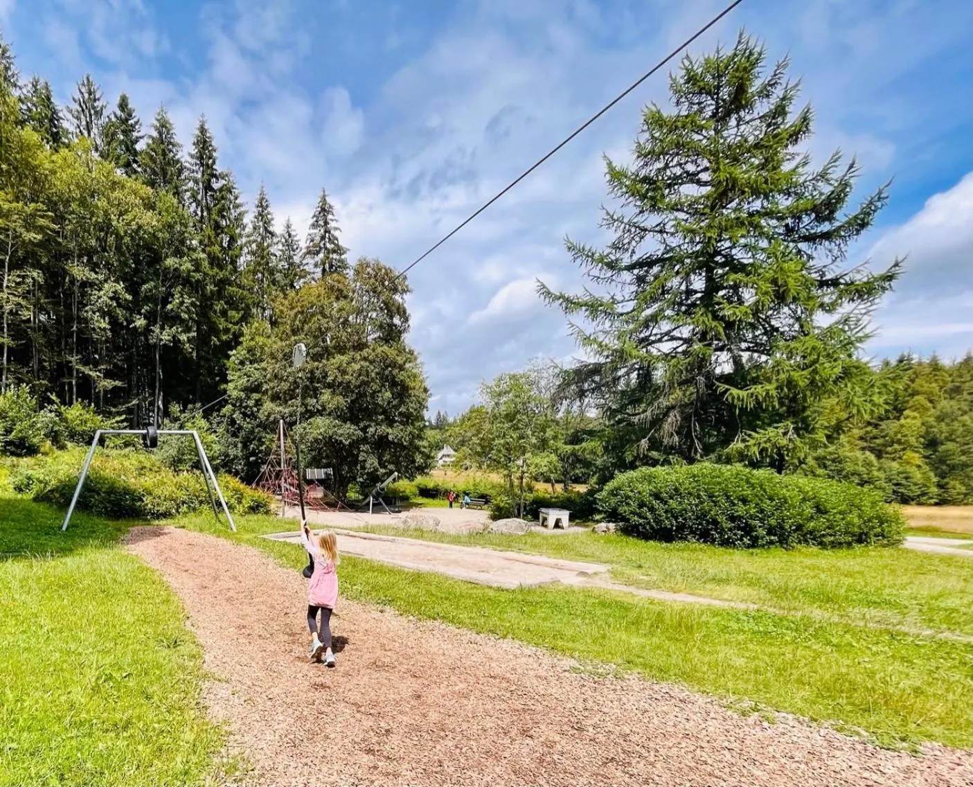 Children play ground in Hotel Sonnenberg Garni