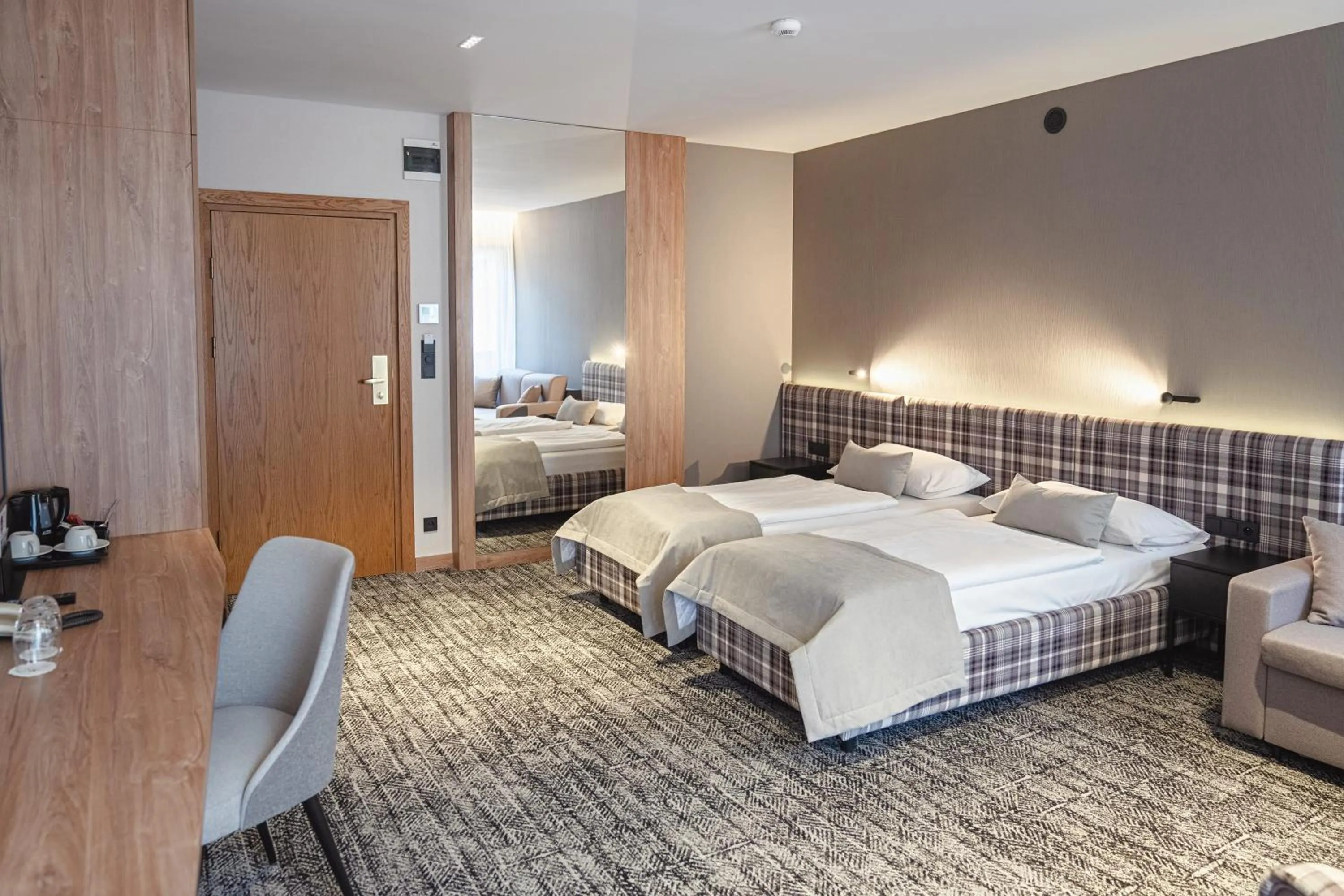 Bed in Hotel META Resort & Vine SPA