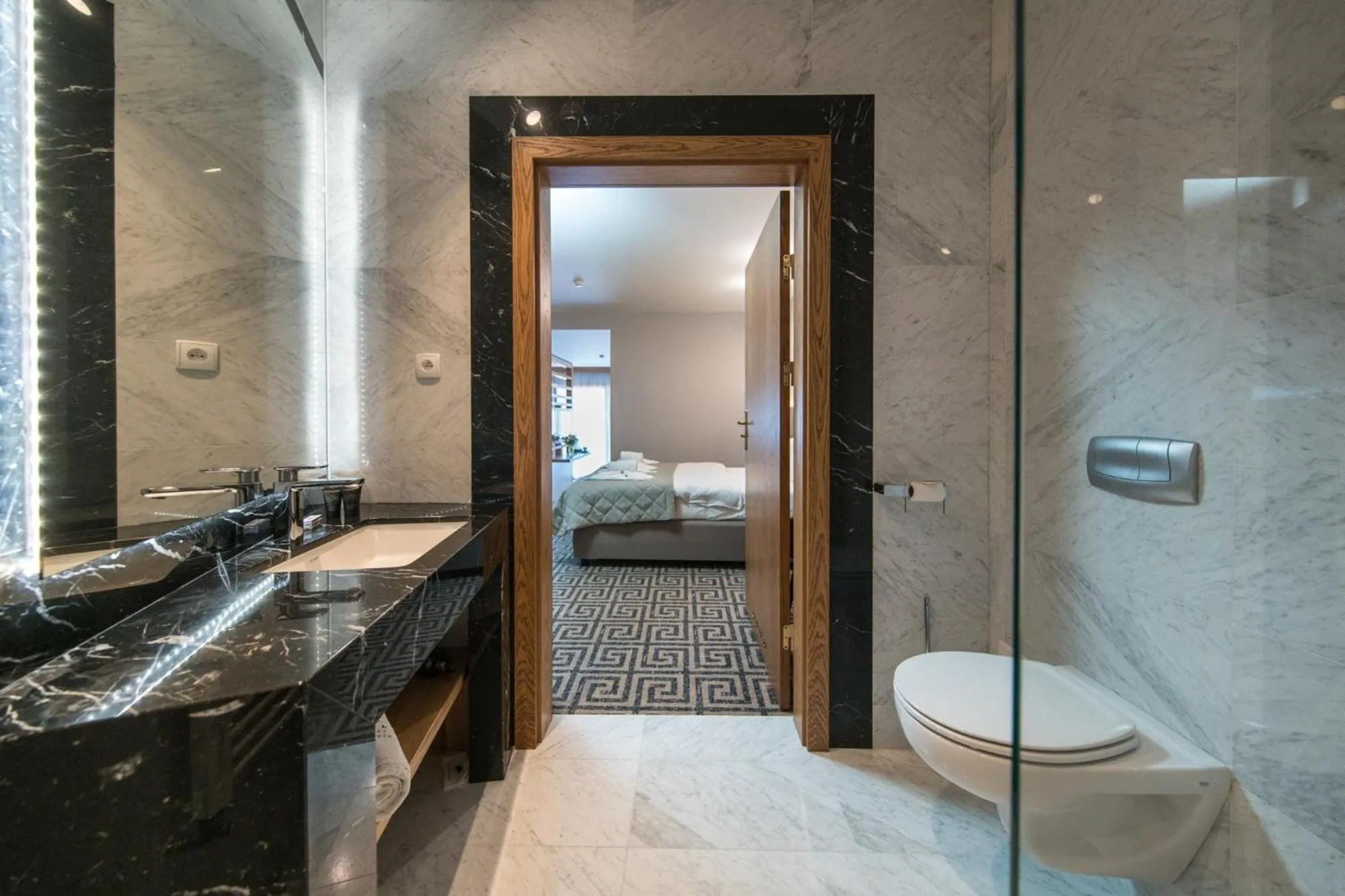 Bed in Hotel META Resort & Vine SPA