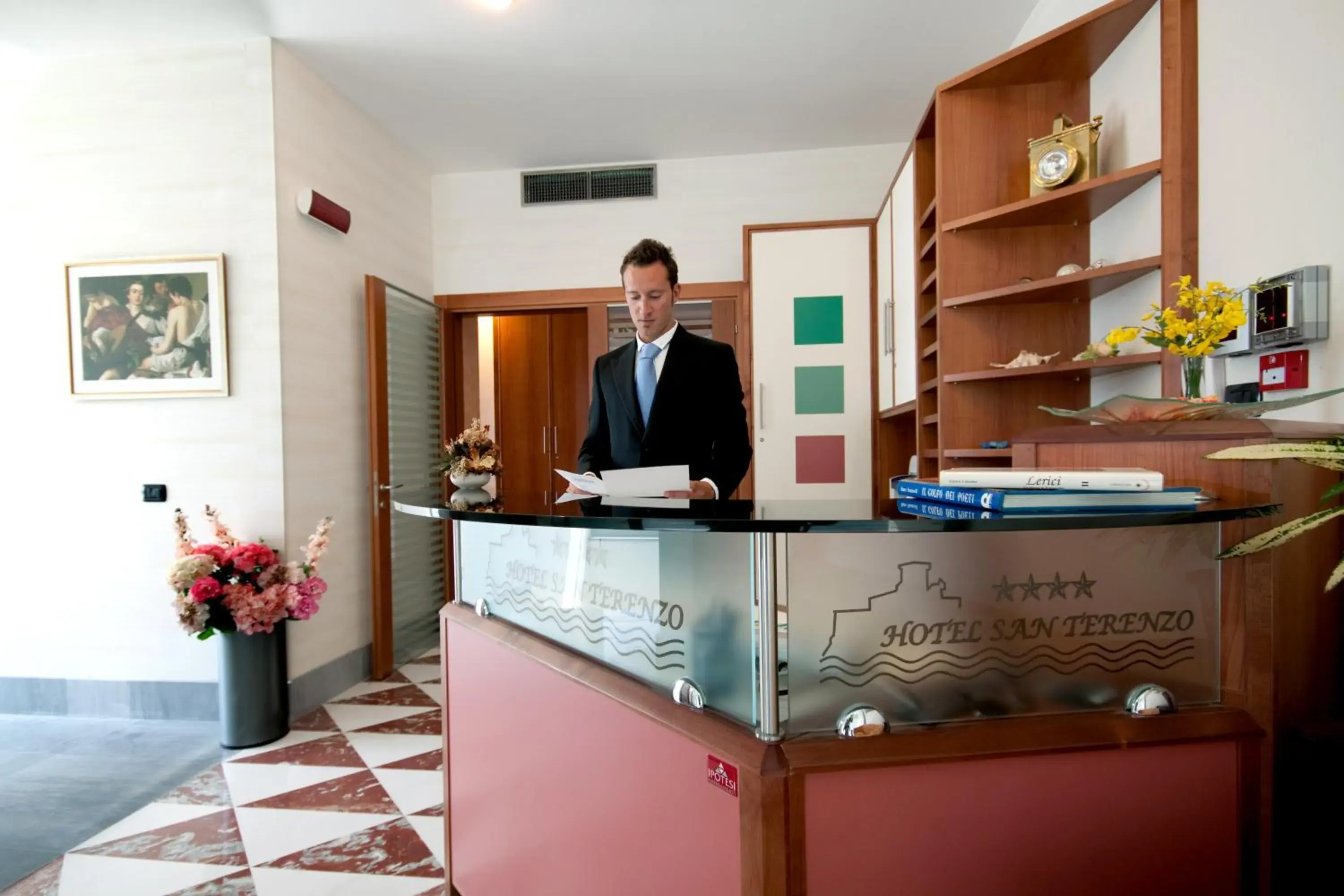 Lobby or reception in Hotel San Terenzo Lobby or reception in Hotel San Terenzo