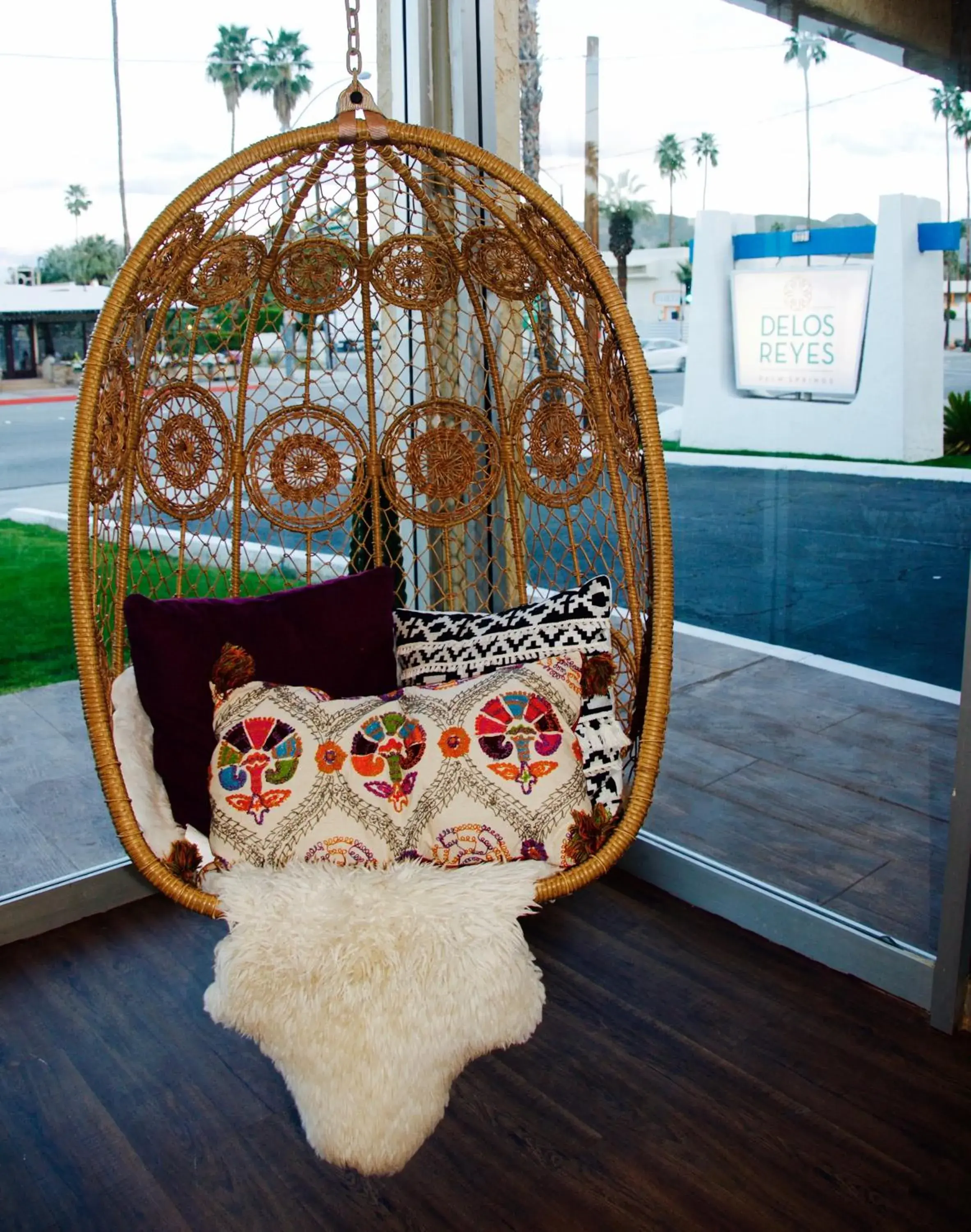 Lobby or reception in Delos Reyes Palm Springs Lobby or reception in Delos Reyes Palm Springs