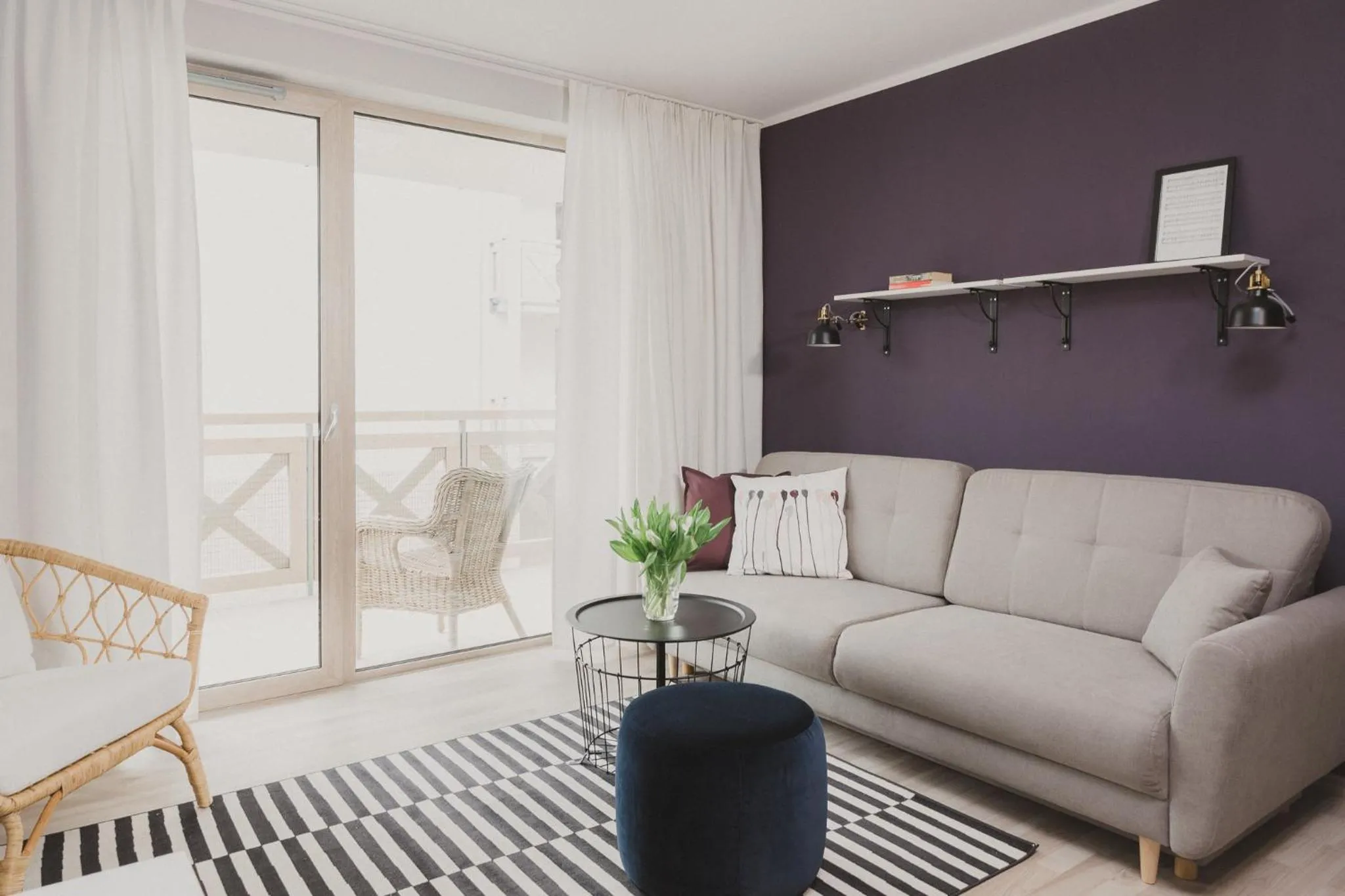 Living room in Sosnowe Tarasy