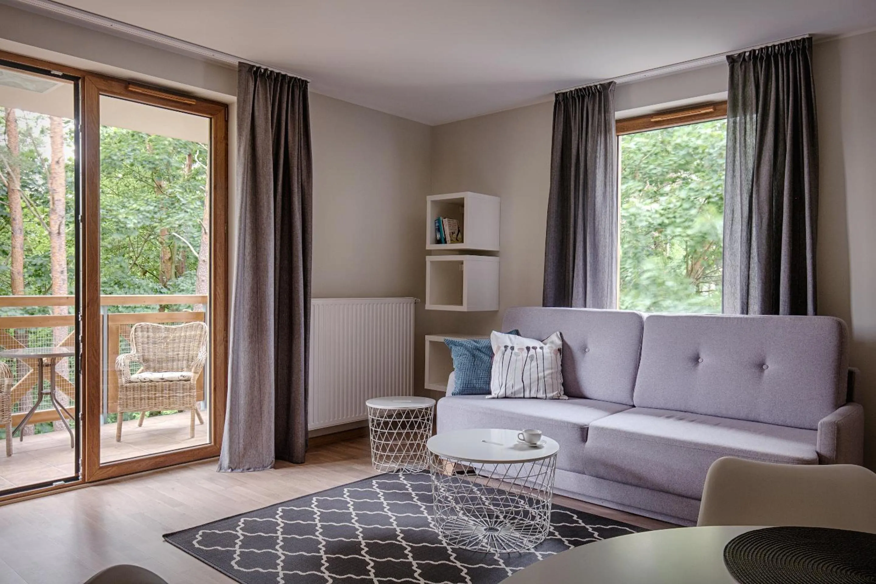 Living room in Sosnowe Tarasy