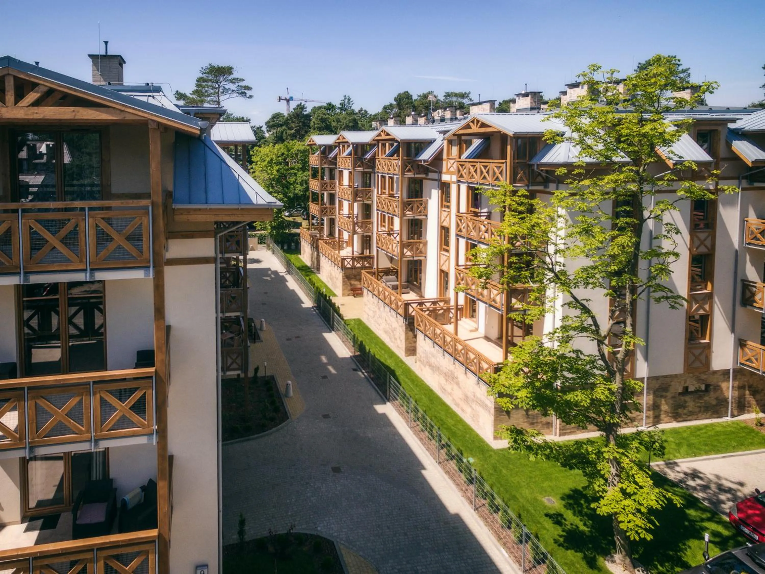 Property building in Sosnowe Tarasy