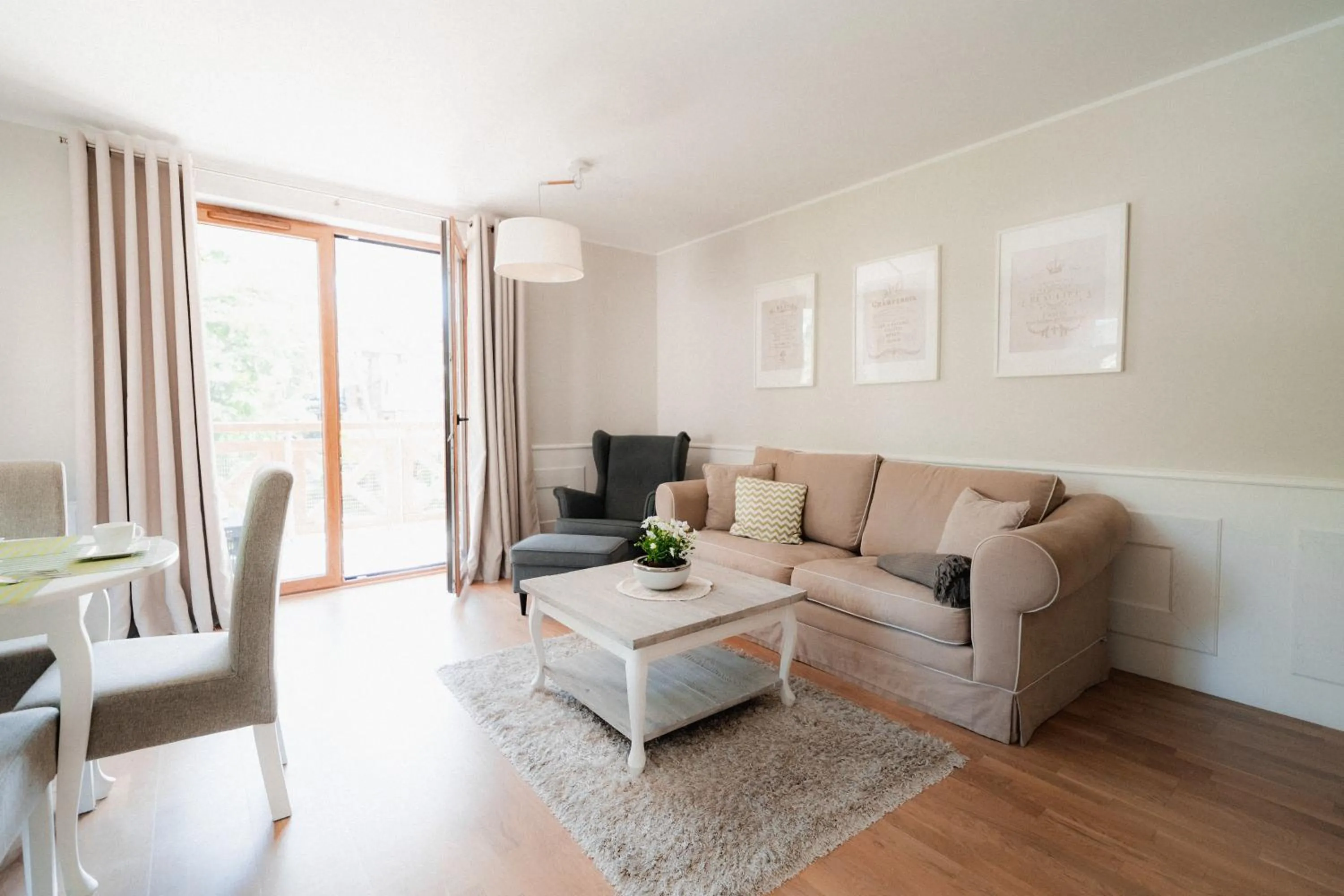 Living room in Sosnowe Tarasy