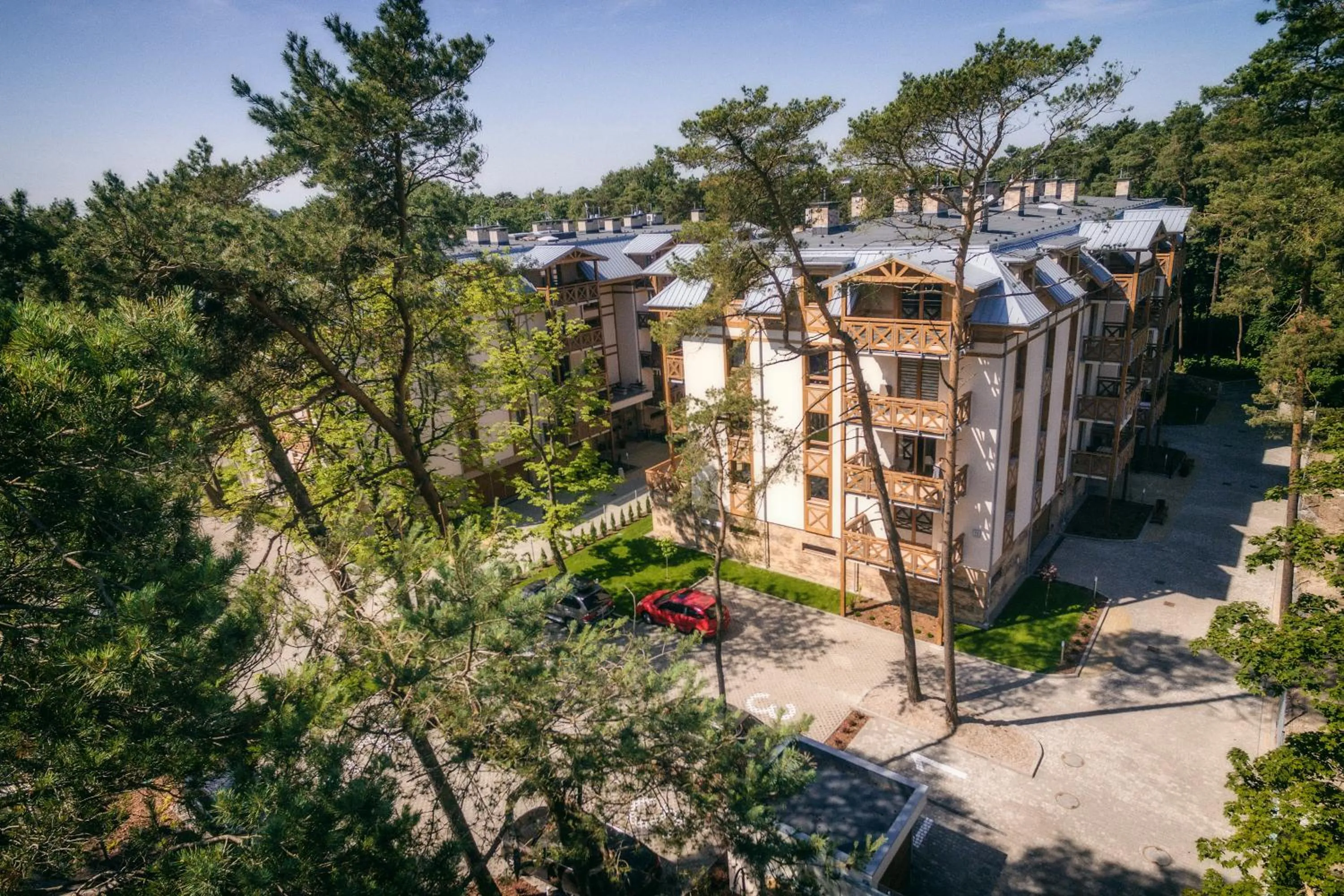Property building in Sosnowe Tarasy