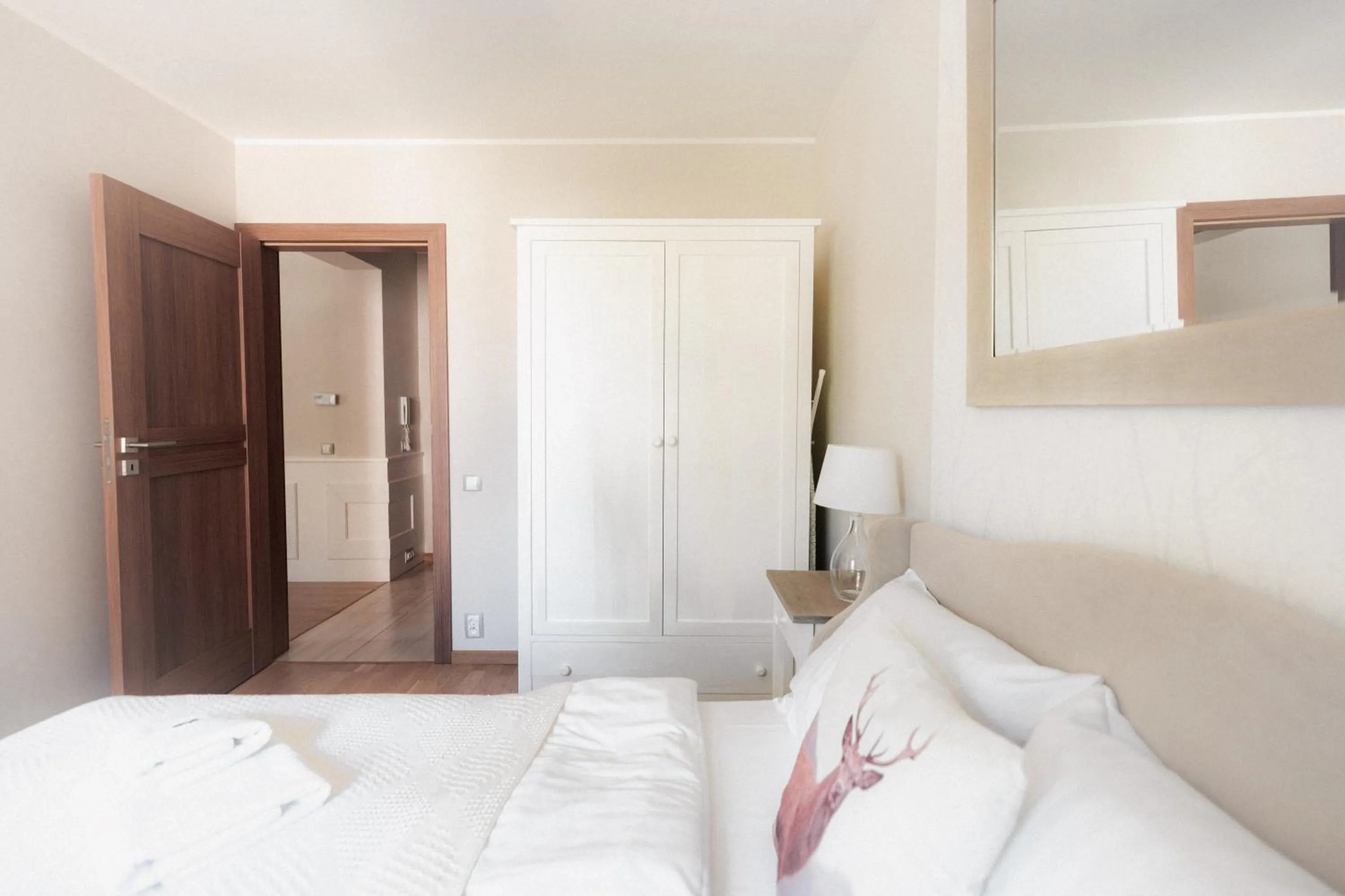 Bedroom, Bed in Sosnowe Tarasy