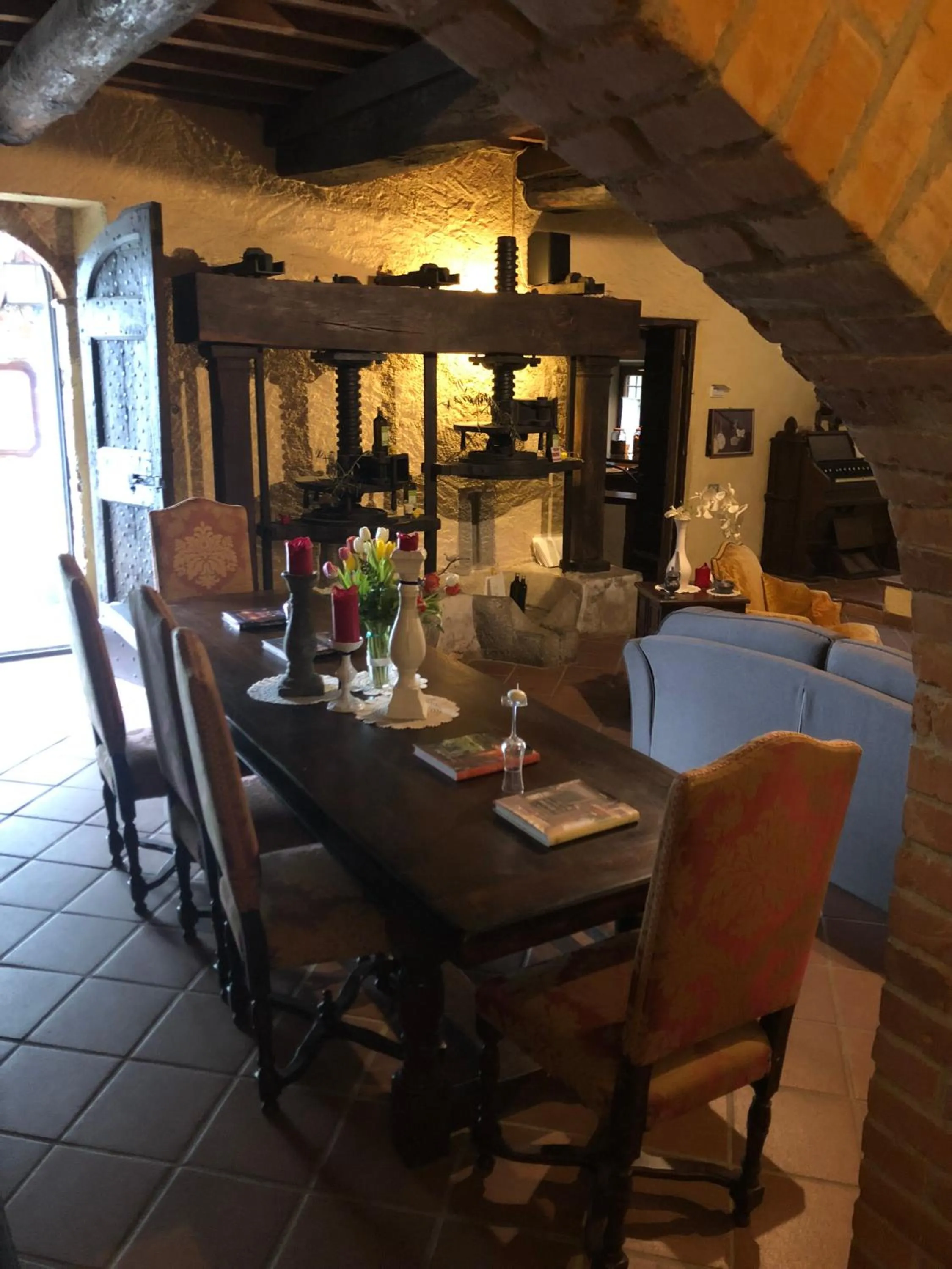 Communal lounge/ TV room in Guest House Antico Frantoio Pietrasanta Affittacamere