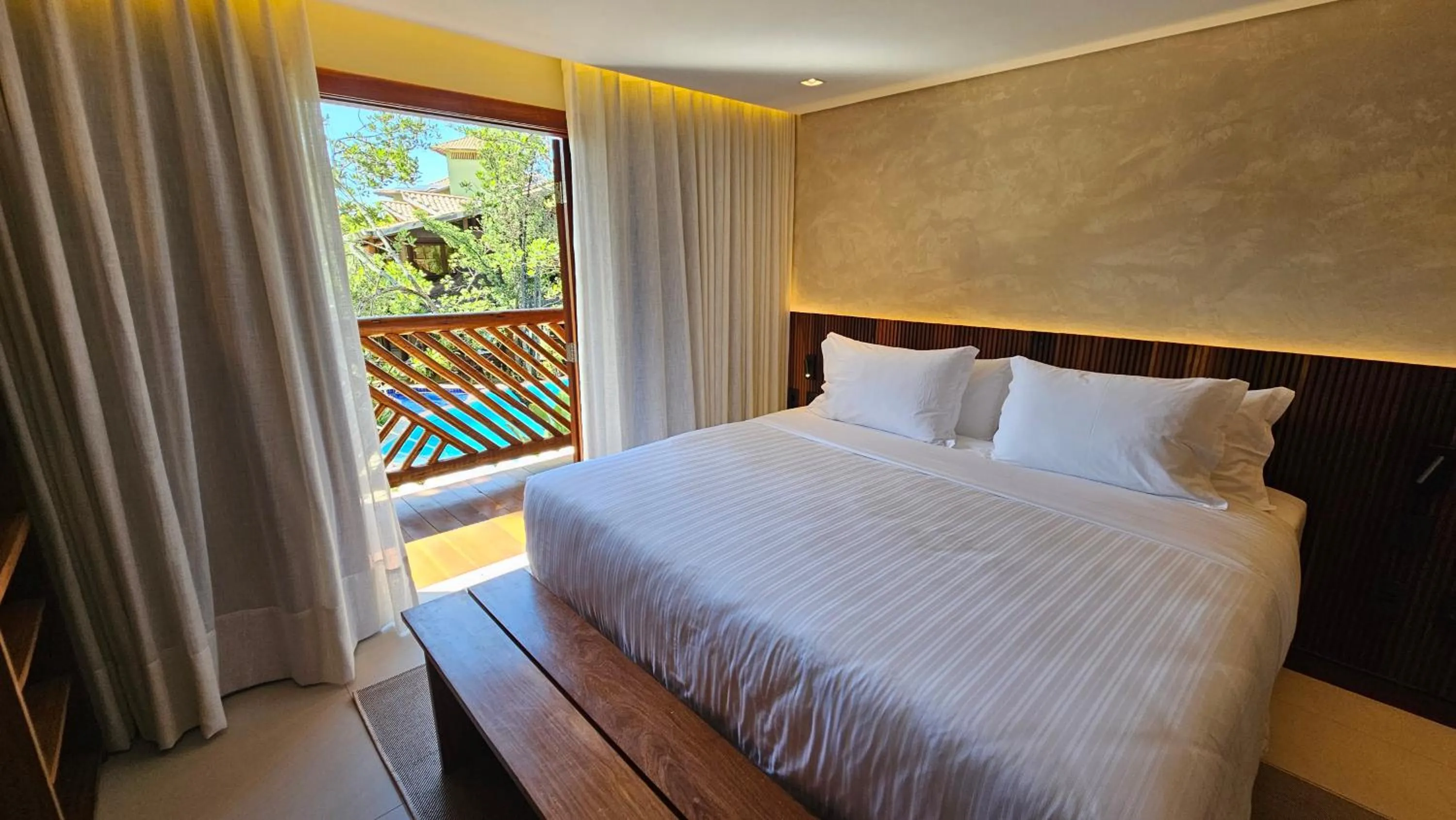 Bed in Pousada Casa do Forte