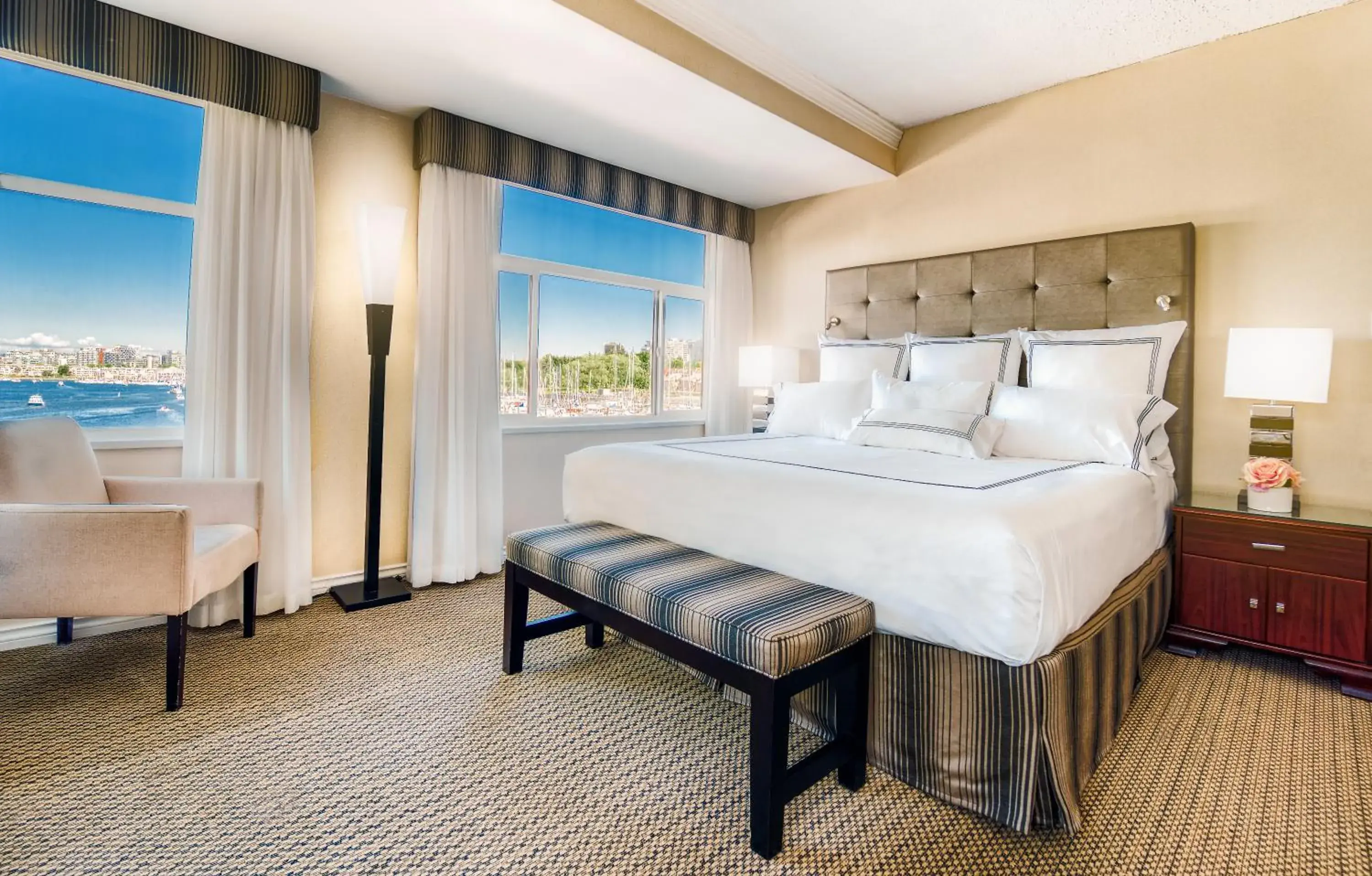 Bedroom, Bed in Granville Island Hotel Bedroom, Bed in Granville Island Hotel