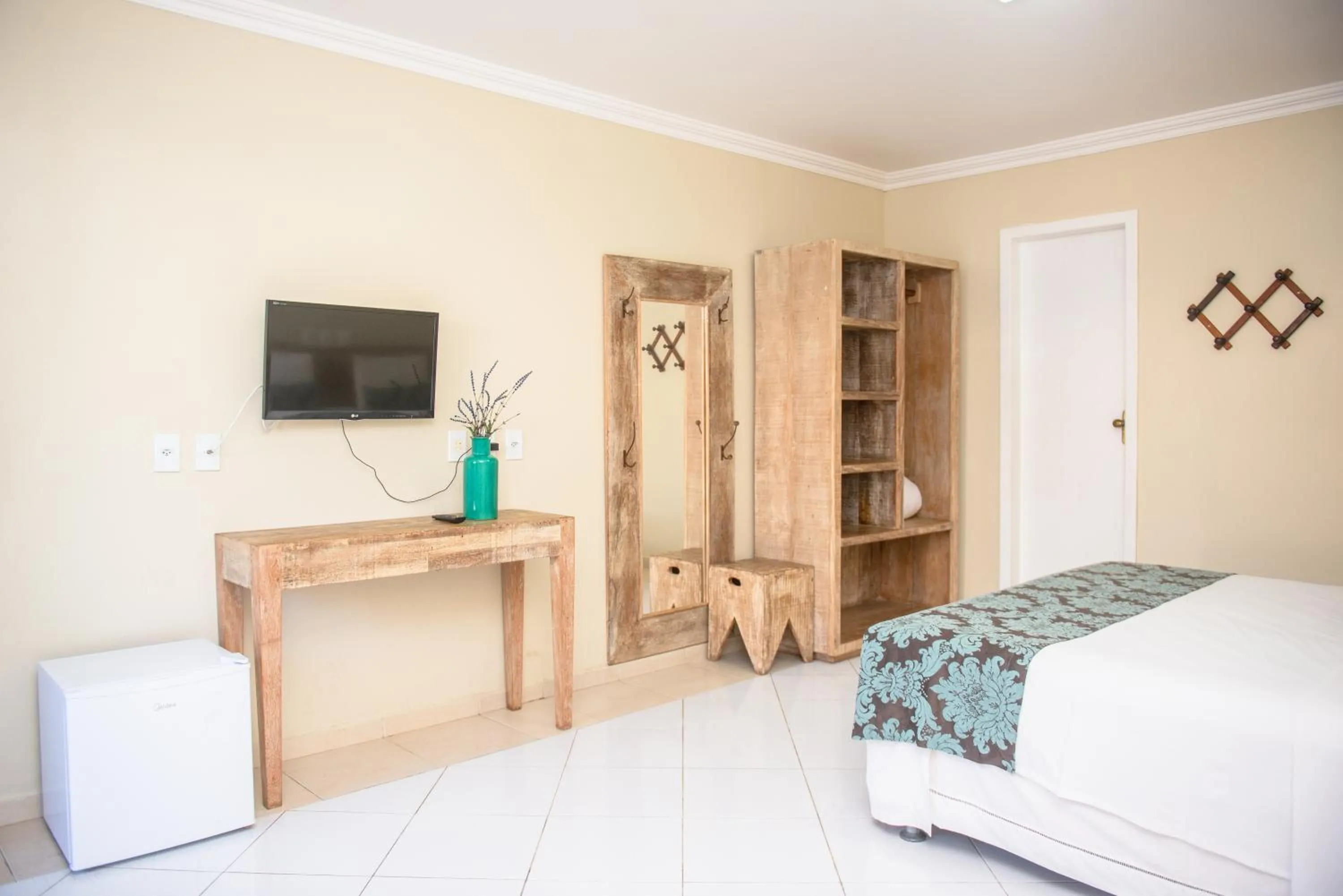 Bed in Hotel Don Quijote Búzios