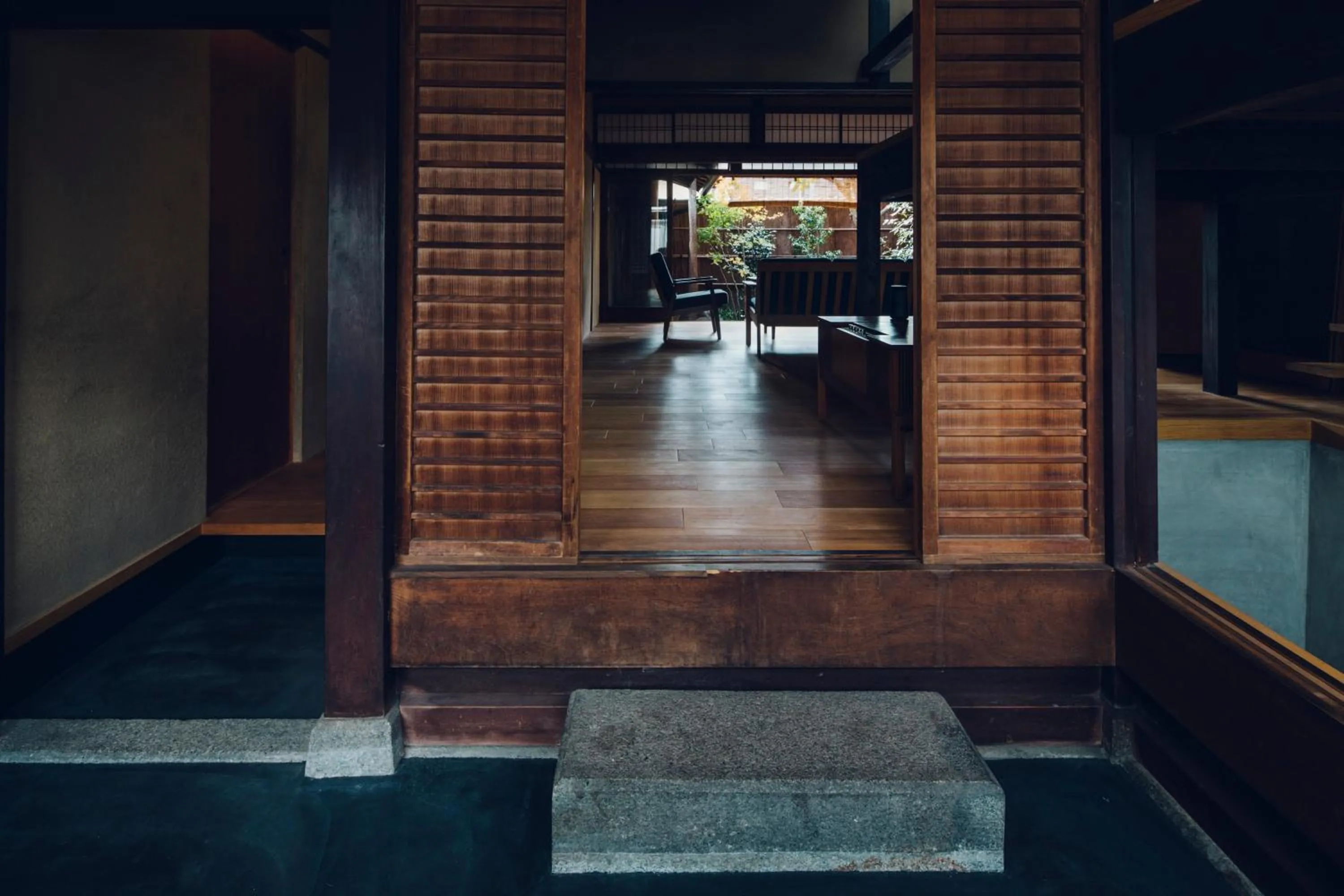 Photo of the whole room in Tsukihi House Kyoto