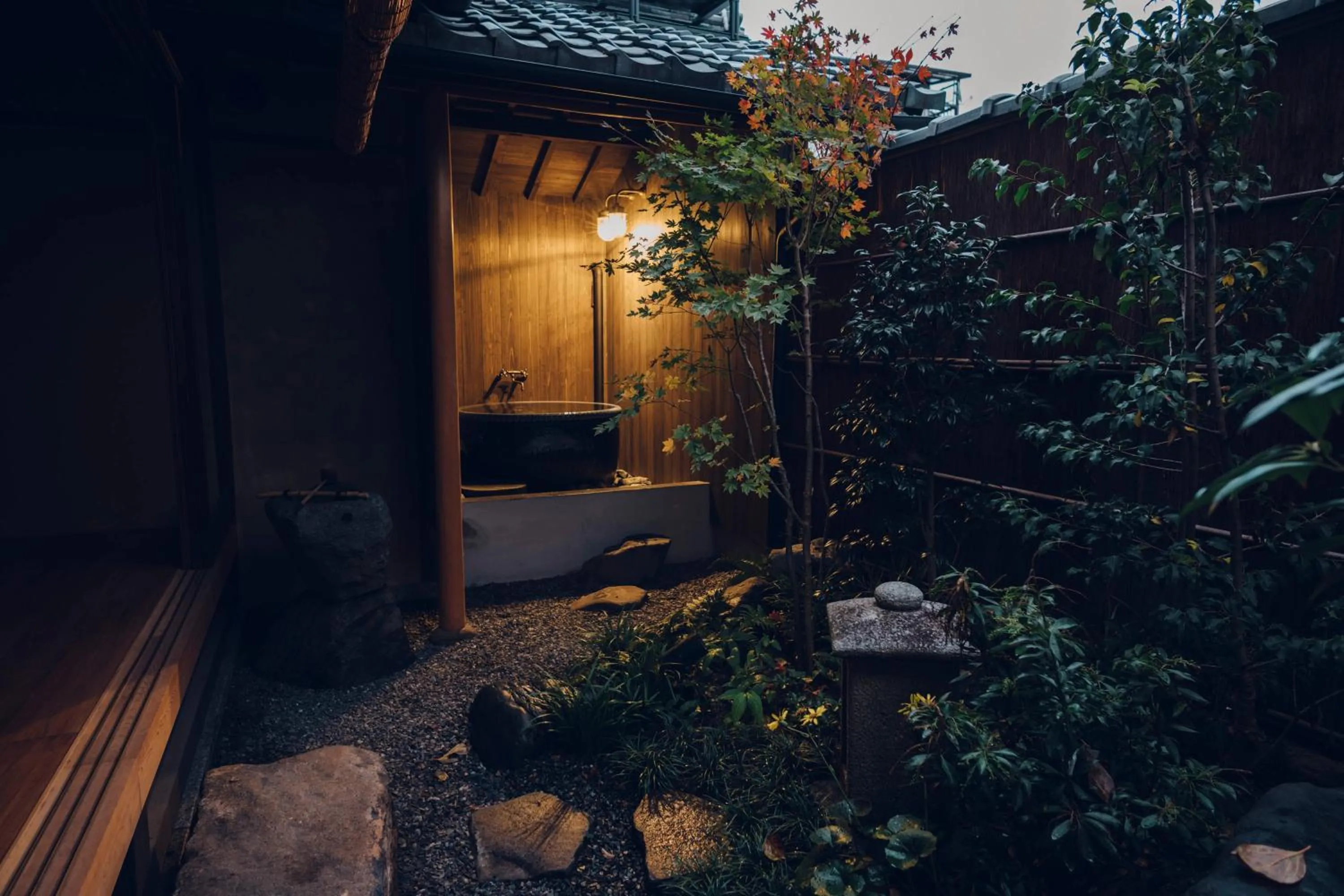 Garden in Tsukihi House Kyoto