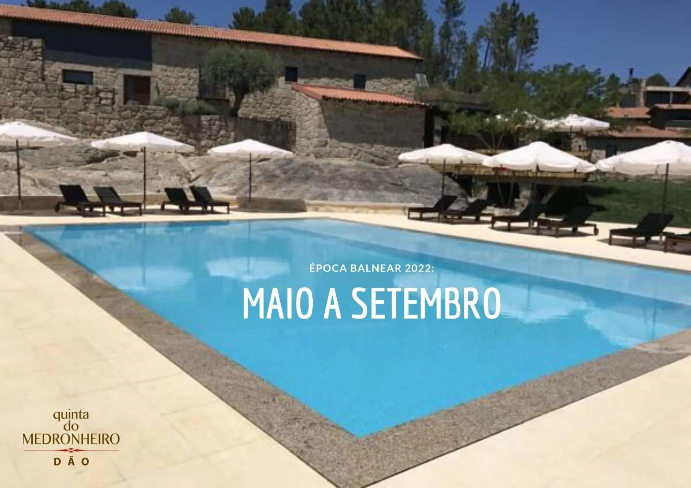 Swimming pool in Quinta do Medronheiro Hotel Rural