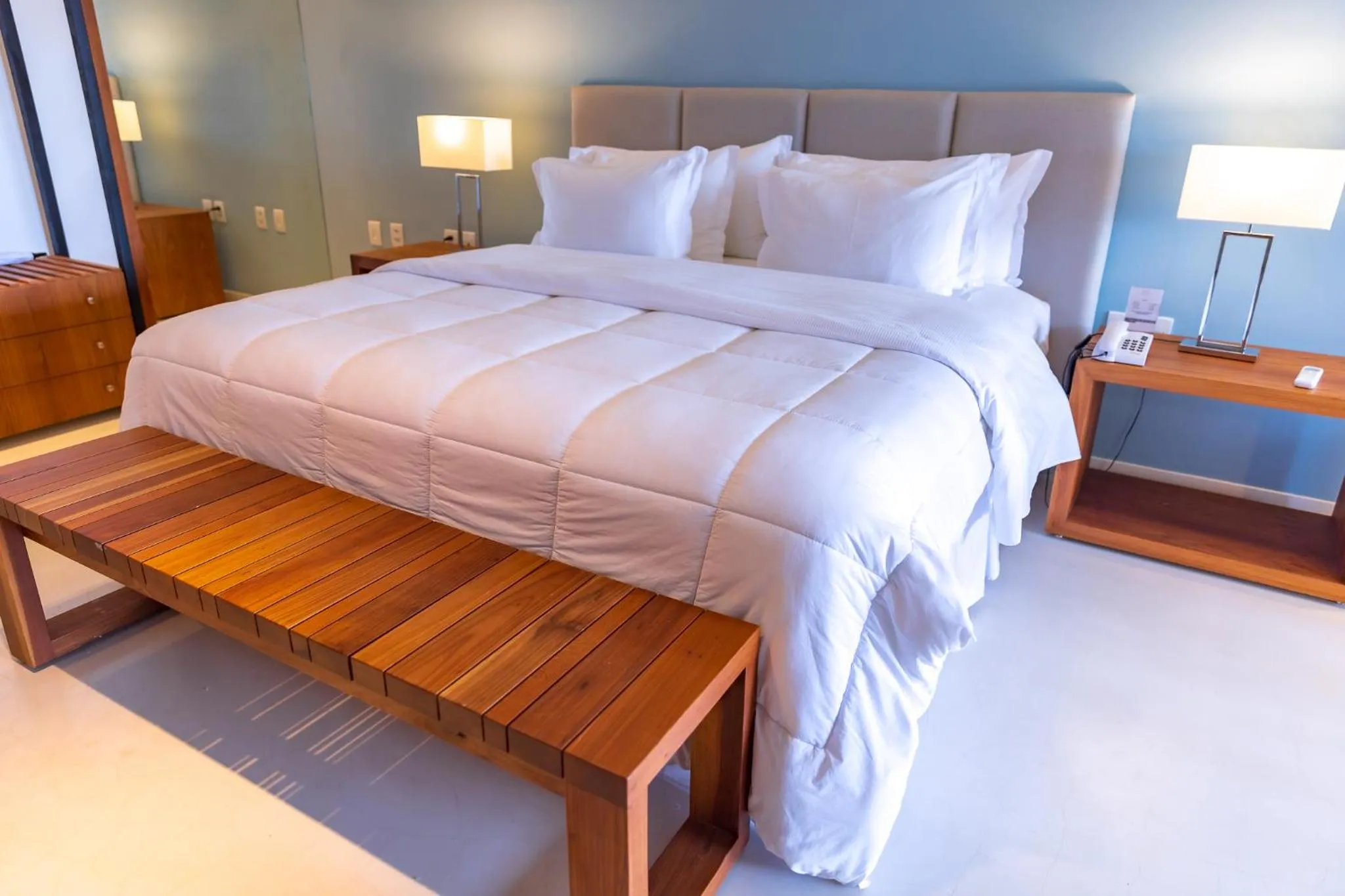 Bed in Pipa Lagoa Hotel