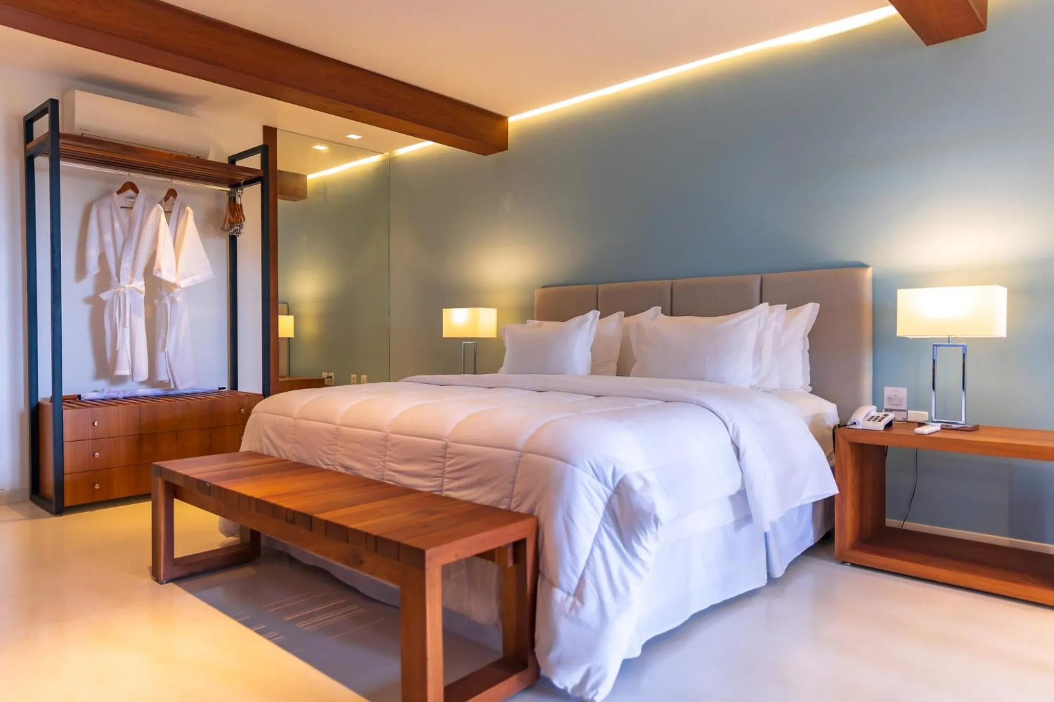 Bedroom, Bed in Pipa Lagoa Hotel