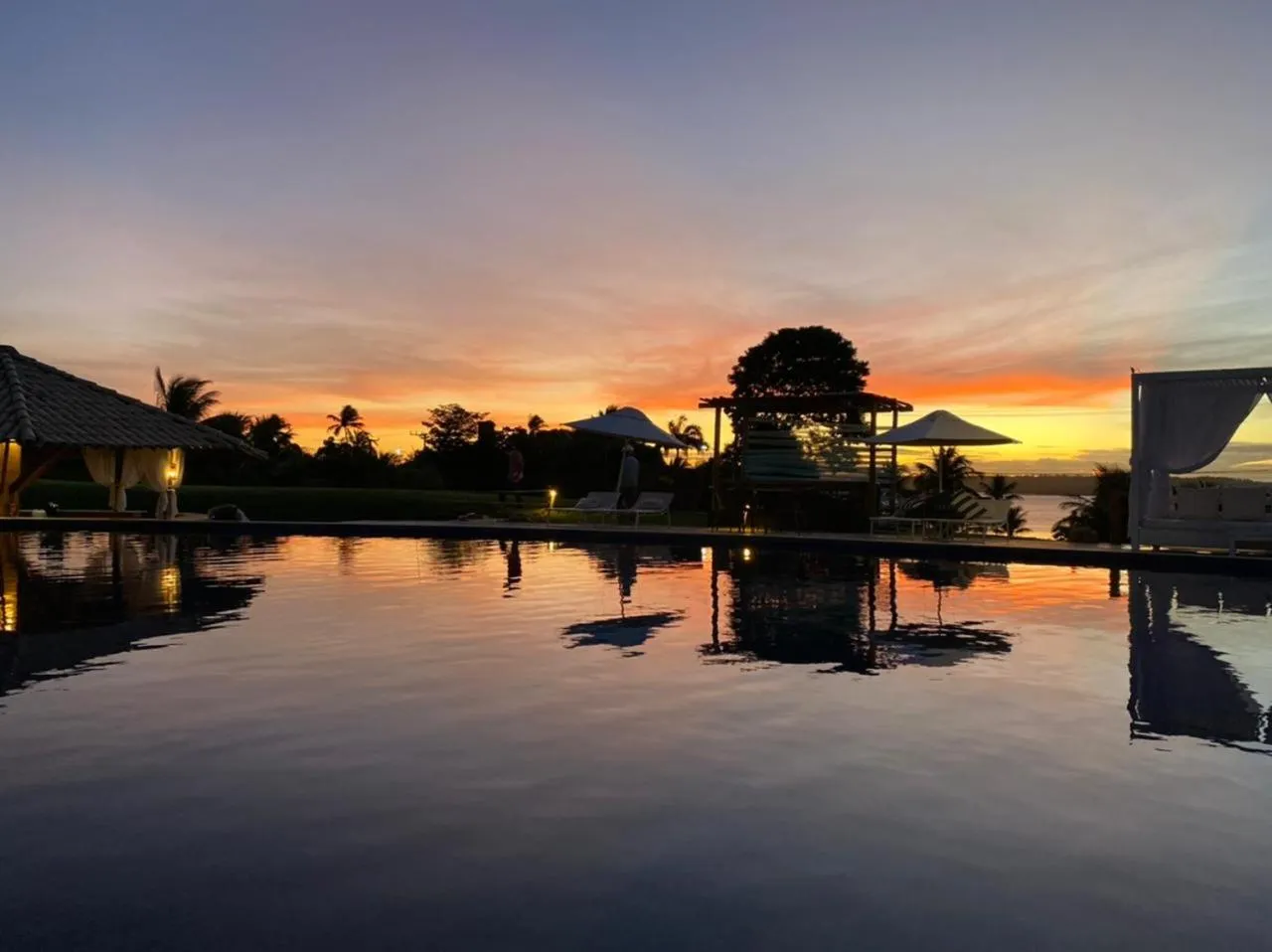 Sunset in Pipa Lagoa Hotel