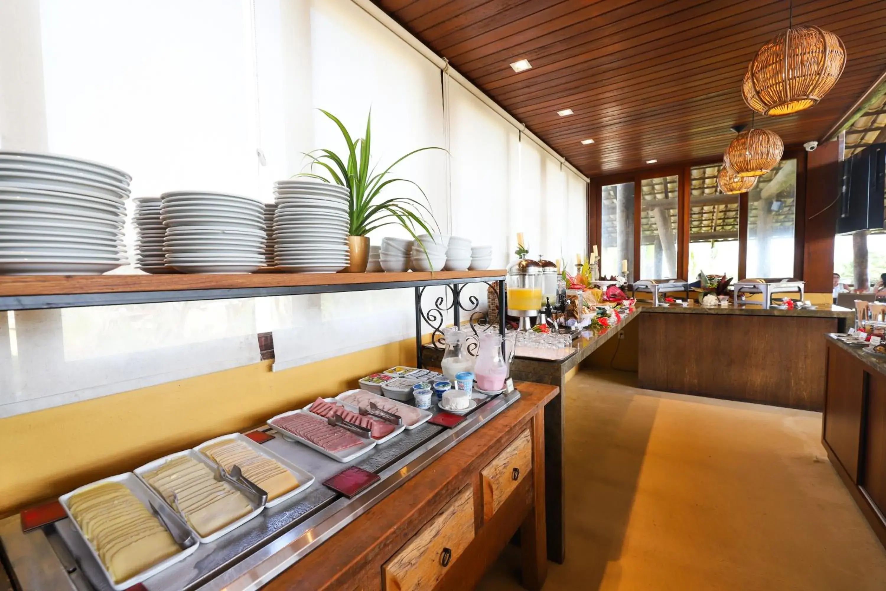 Buffet breakfast in Pipa Lagoa Hotel Buffet breakfast in Pipa Lagoa Hotel