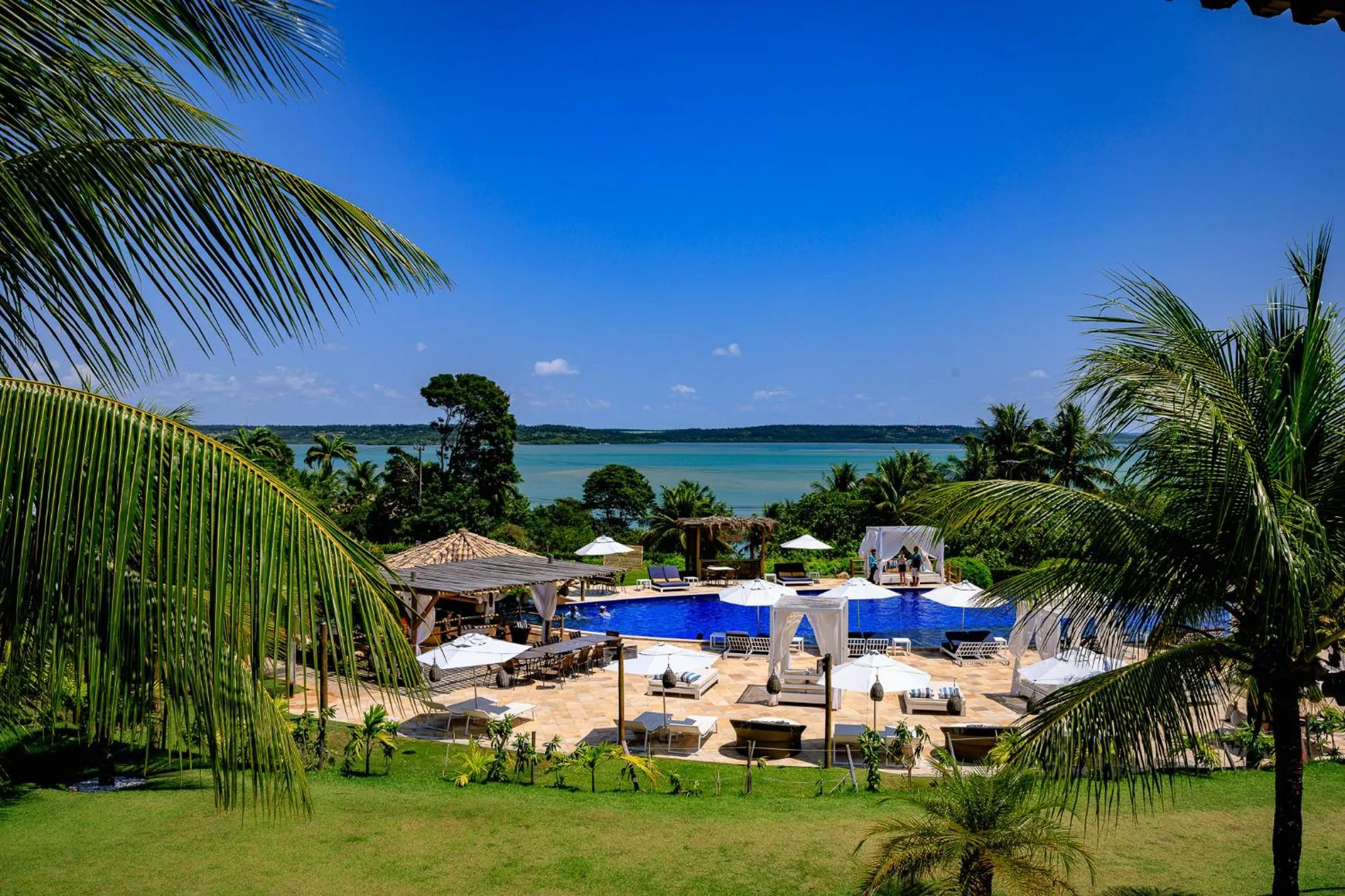 Pool view in Pipa Lagoa Hotel