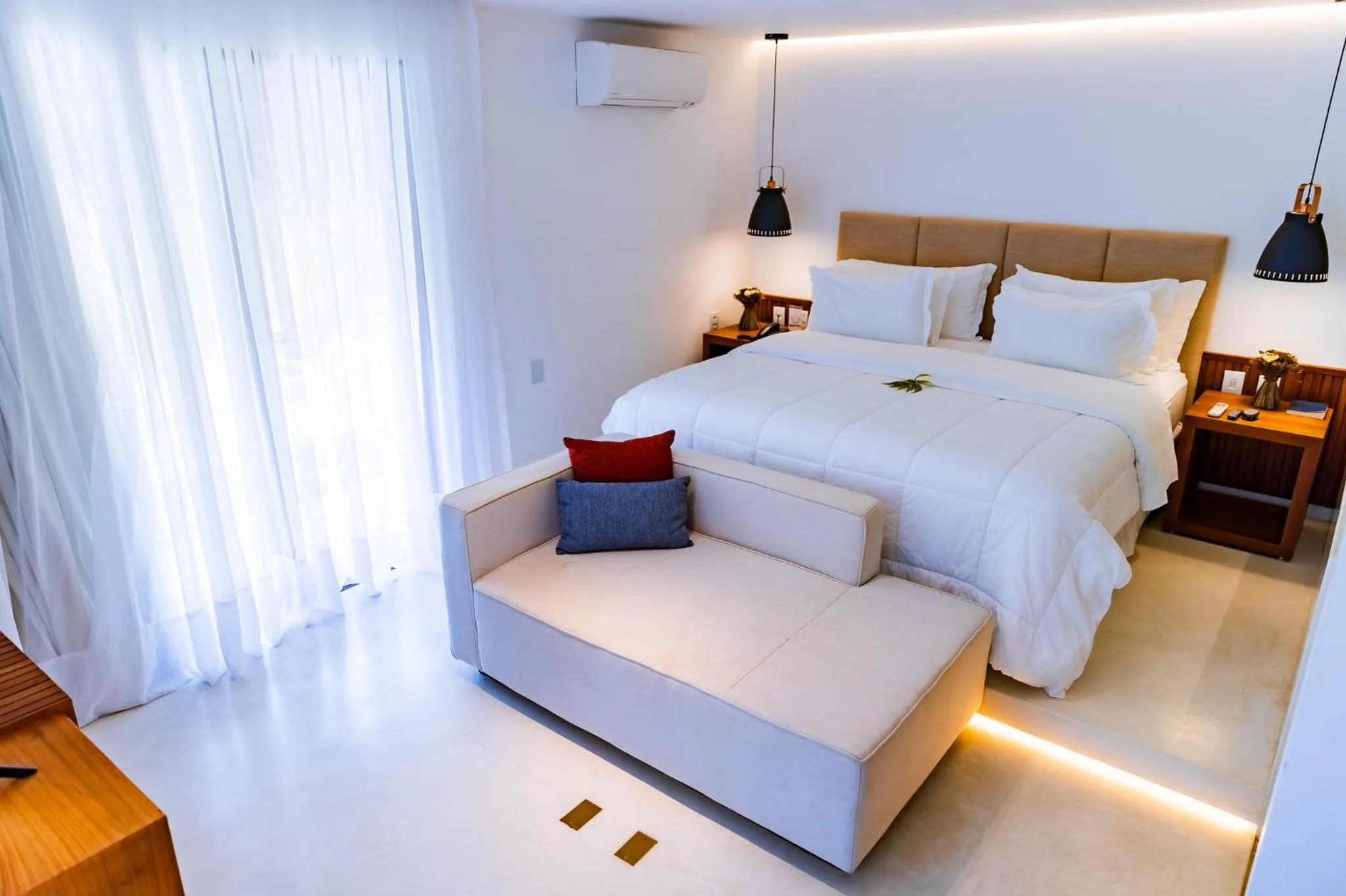 Bedroom, Bed in Pipa Lagoa Hotel