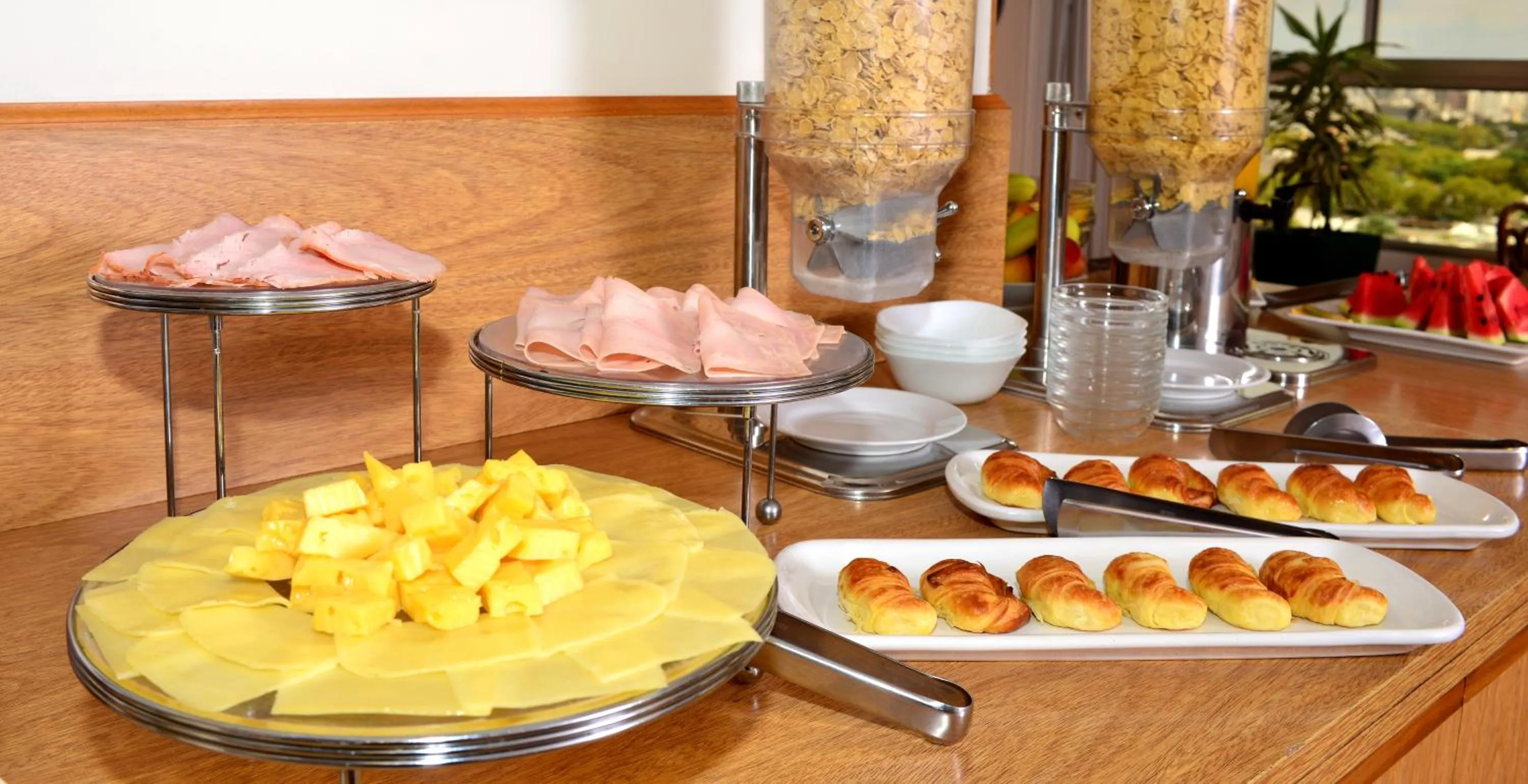 Buffet breakfast in Days Inn by Wyndham Montevideo