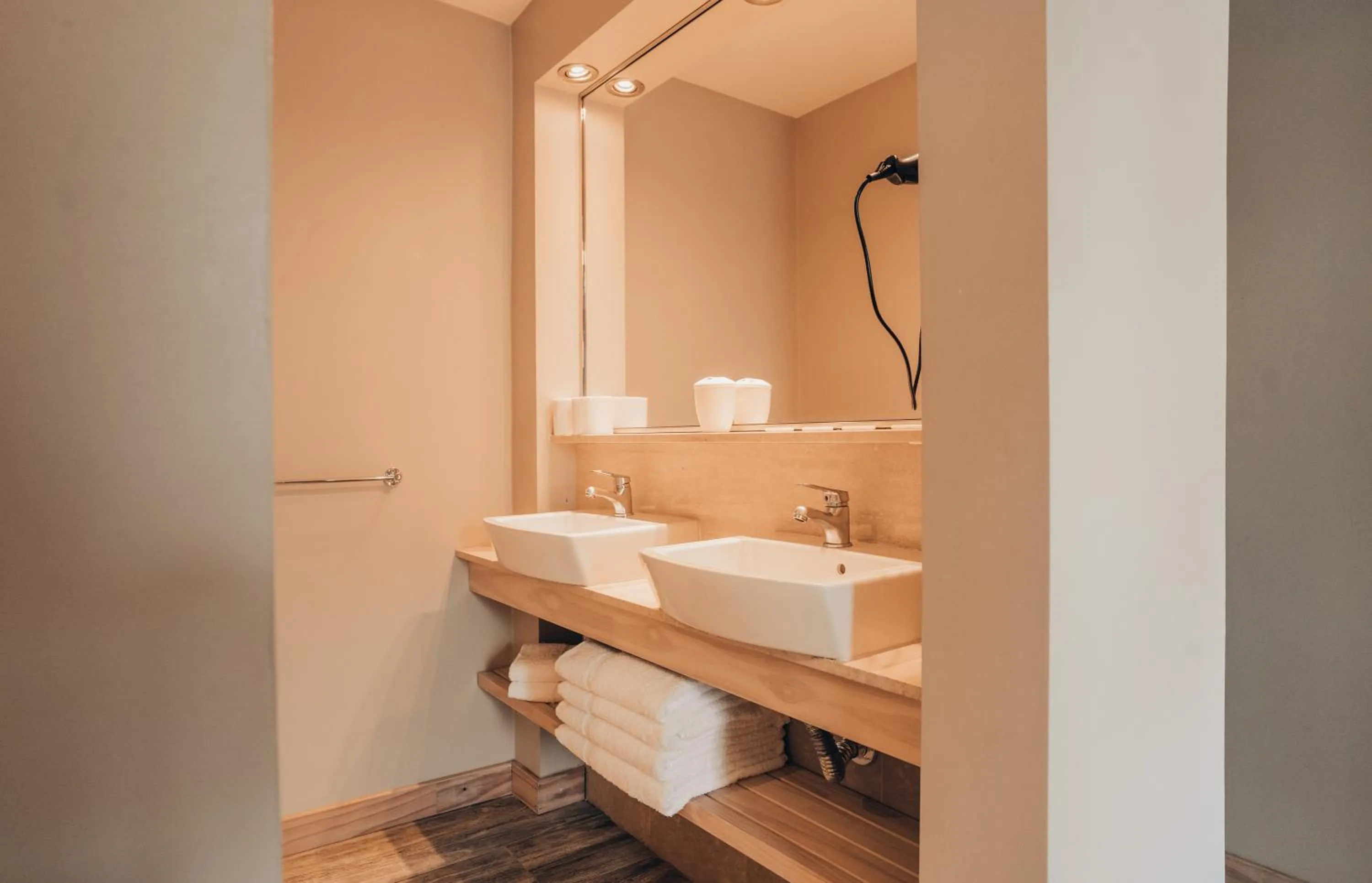 Bathroom in Hotel EcoSki by bund