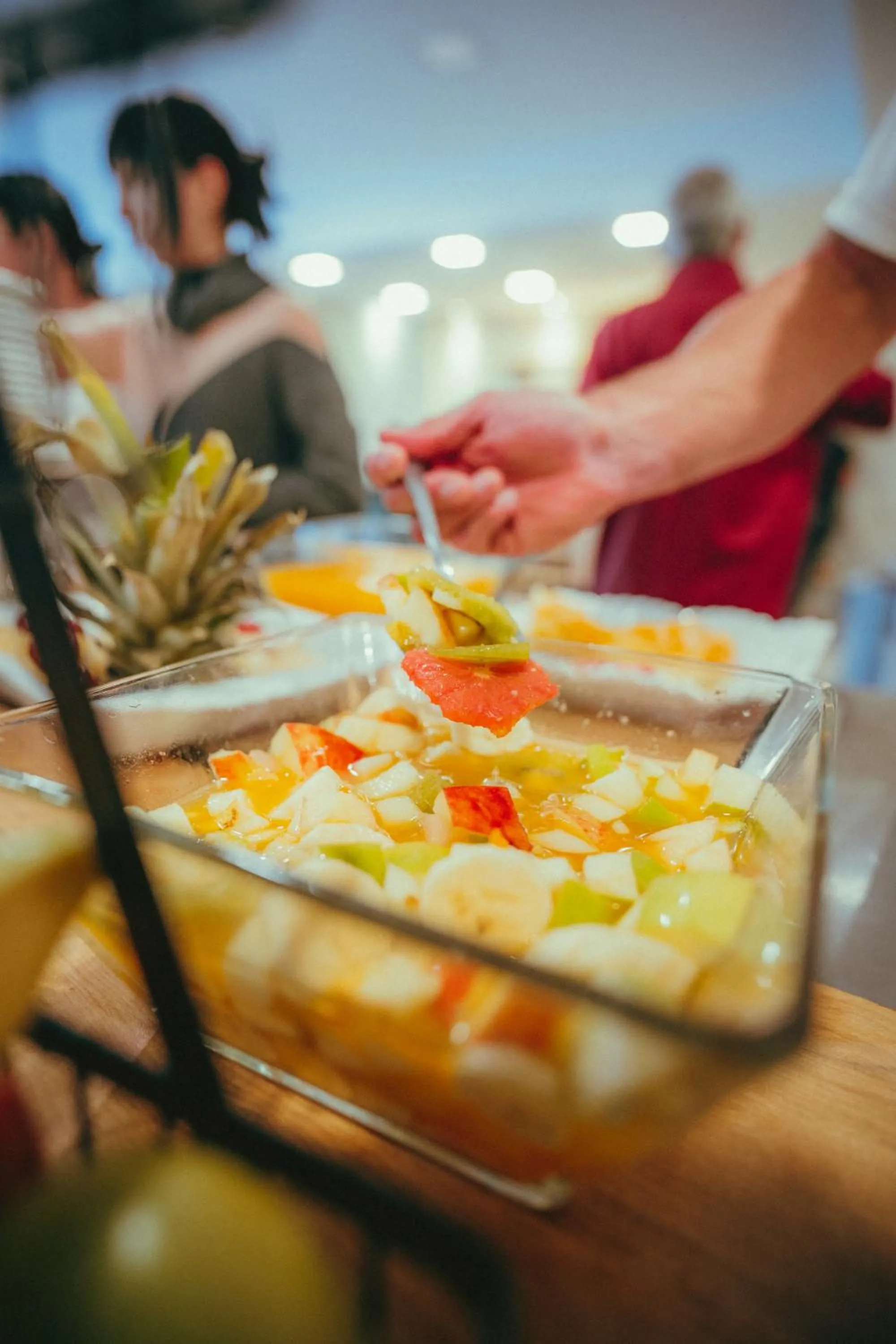 Breakfast in Hotel EcoSki by bund