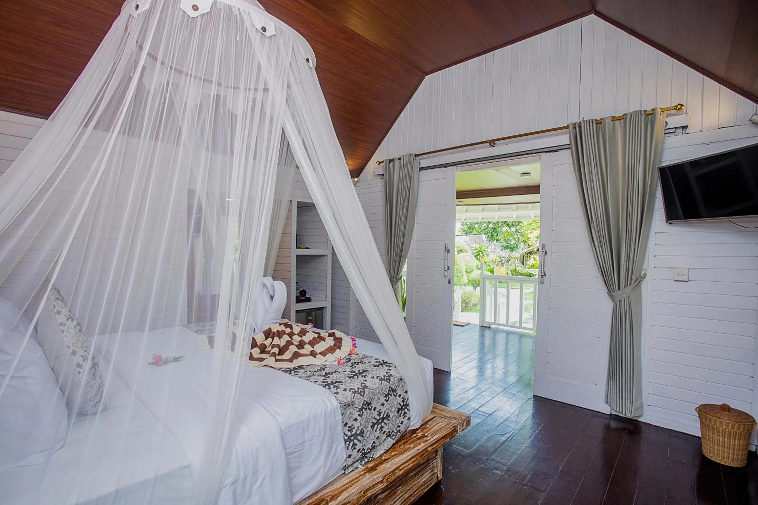 Bed in Sanghyang Bay Villas