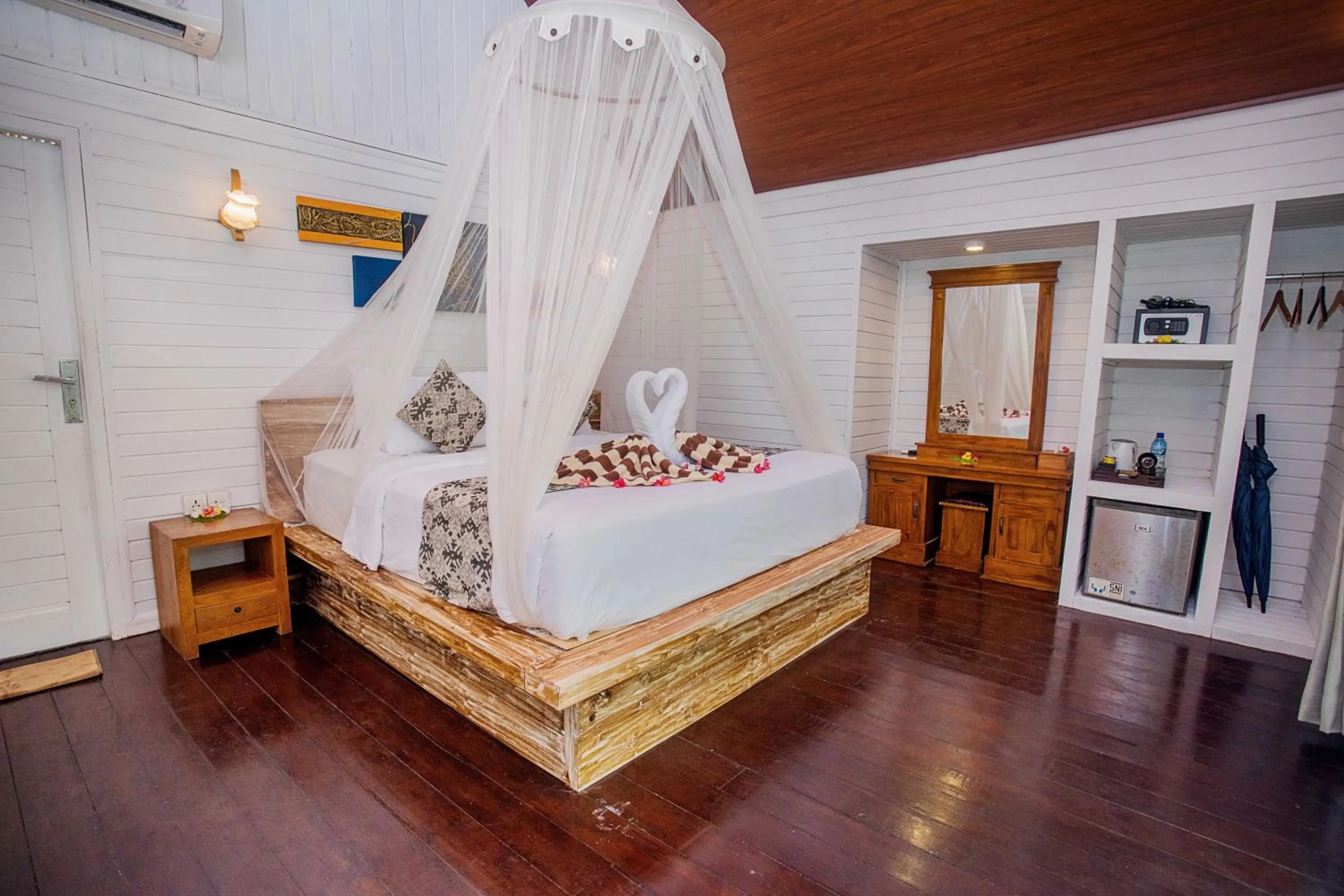 Bed in Sanghyang Bay Villas